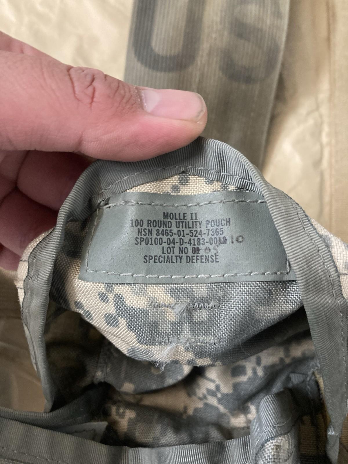USGI Saw Gunner Set Acu Camo Tactical Gear Lot Urban Tactical Gear City Ops