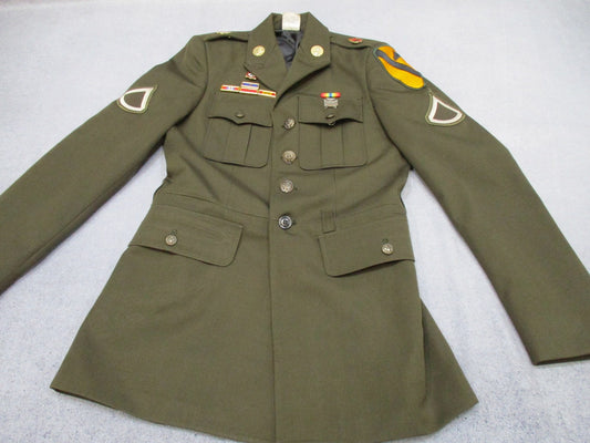 US Army Pinks & Greens Dress Service Uniform Jacket Men's Size 36L-C AGSU