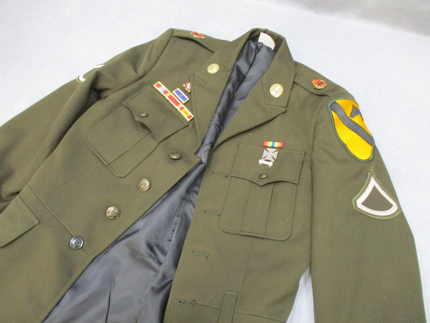US Army Pinks & Greens Dress Service Uniform Jacket Men's Size 36L-C AGSU