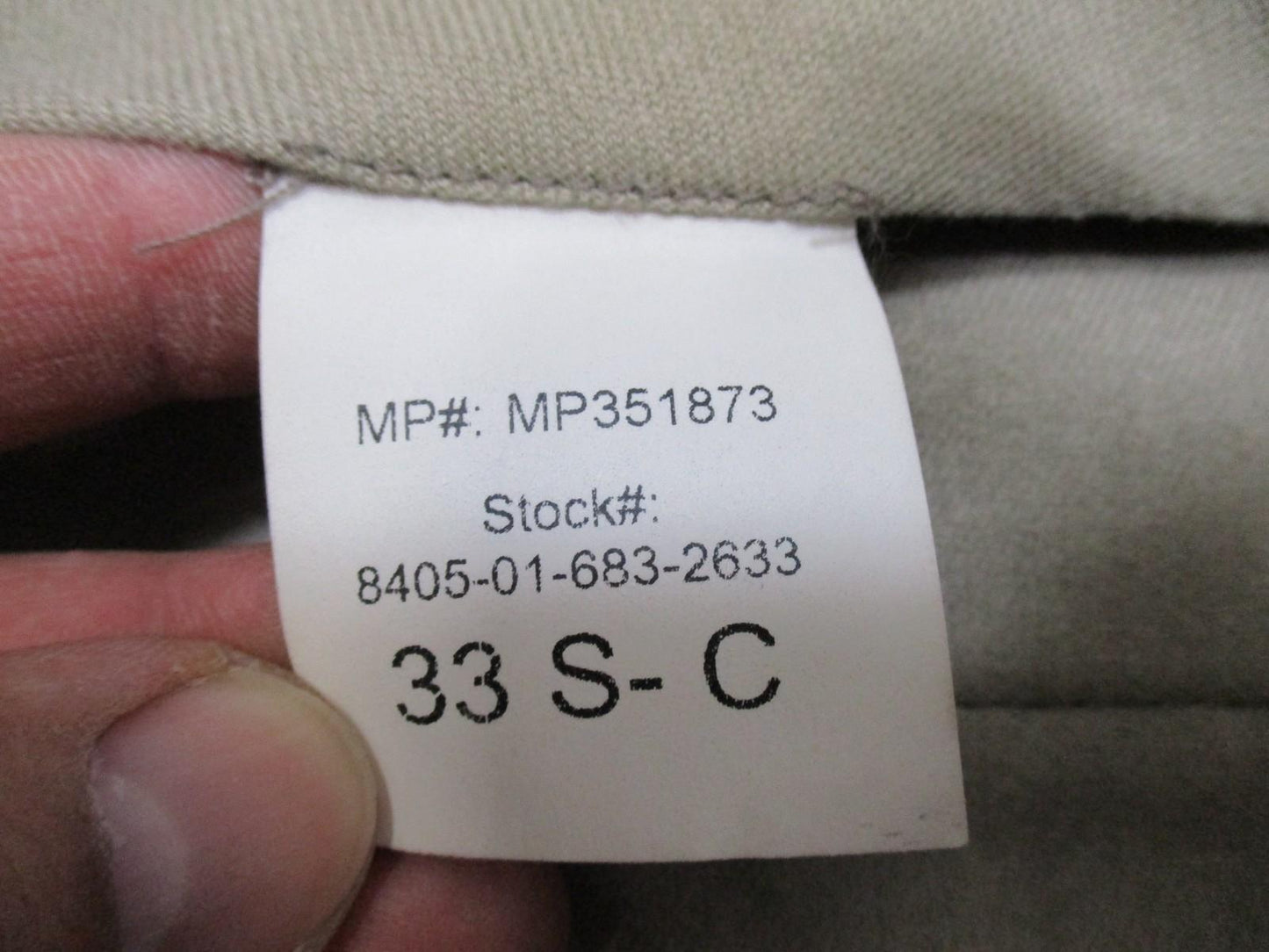 ARMY SERVICE DRESS UNIFORM PINKS & GREENS PANTS 33x27 AGSU TROUSER