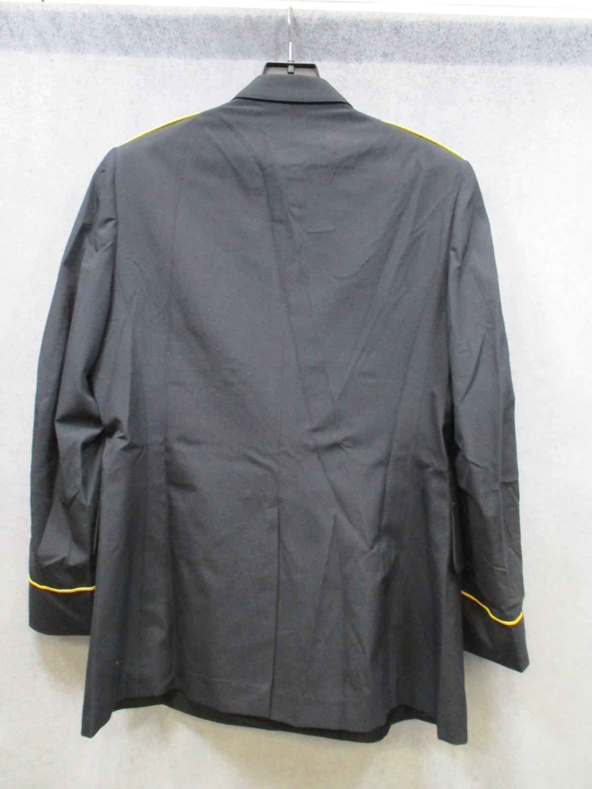US Army Service Uniform Dress Jacket Blues SSG Rank Service Stripes Gold Buttons