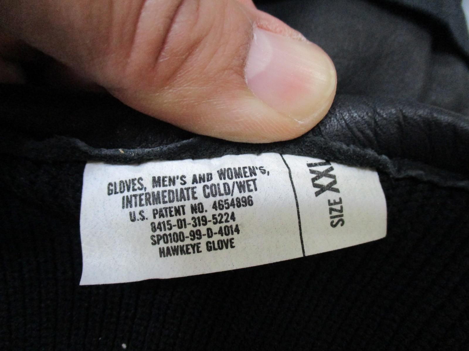 USGI Hawkeye Glove Leather Intermediate Cold/Wet Gloves Men's Women's Size XXL - Centex Military Gear