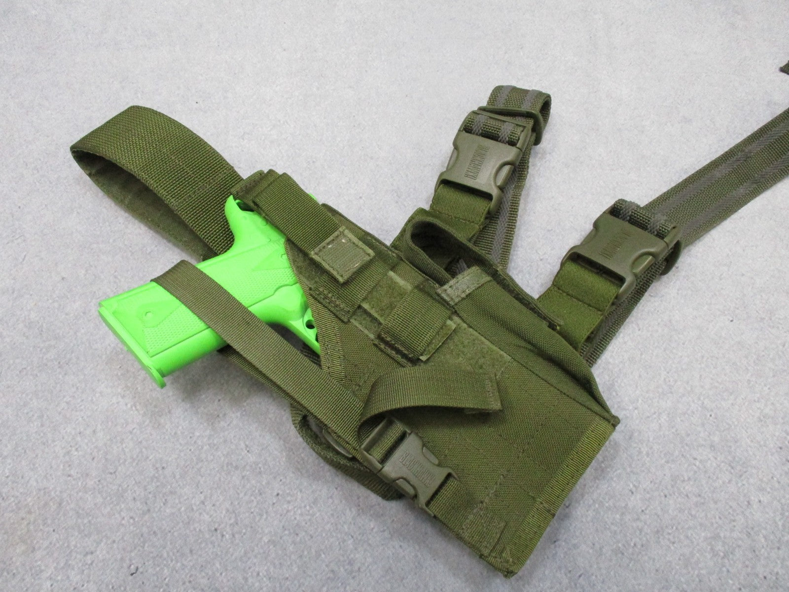 Oldgen BHI Omega VI Elite Tactical Drop Leg Holster in OD Green Blackhawk - Centex Military Gear