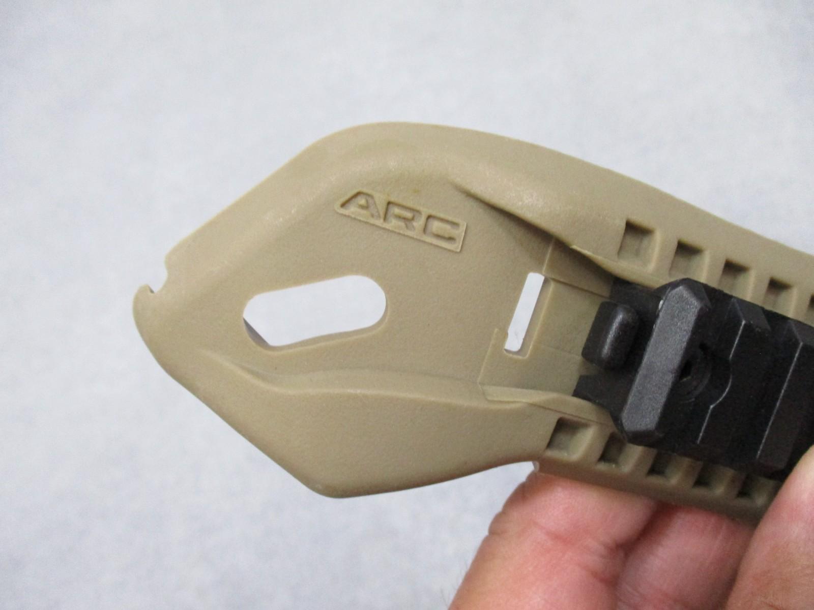 GENUINE OPS-CORE ARC HELMET RAIL w. PICATINNY (1) LEFT SIDE MEDIUM ACH COYOTE - Centex Military Gear