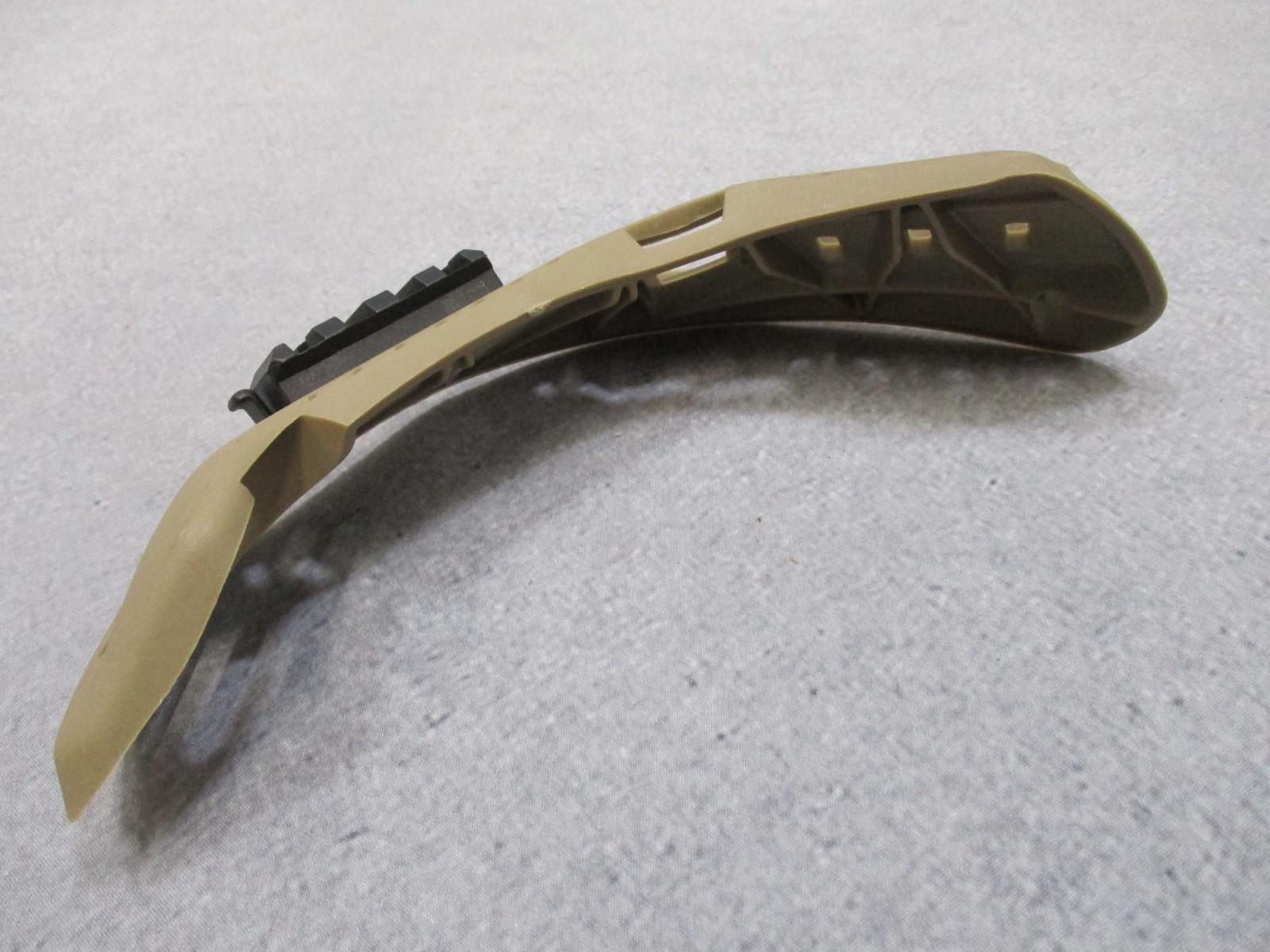 GENUINE OPS-CORE ARC HELMET RAIL w. PICATINNY (1) LEFT SIDE MEDIUM ACH COYOTE - Centex Military Gear