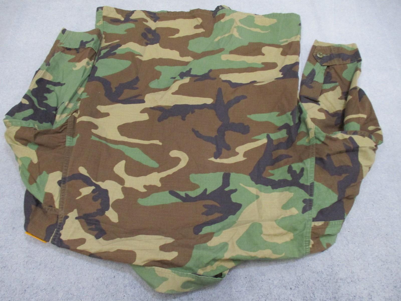 US Army Woodland Camo Hot Weather Combat Shirt Medium-Short BDU Top - Centex Military Gear