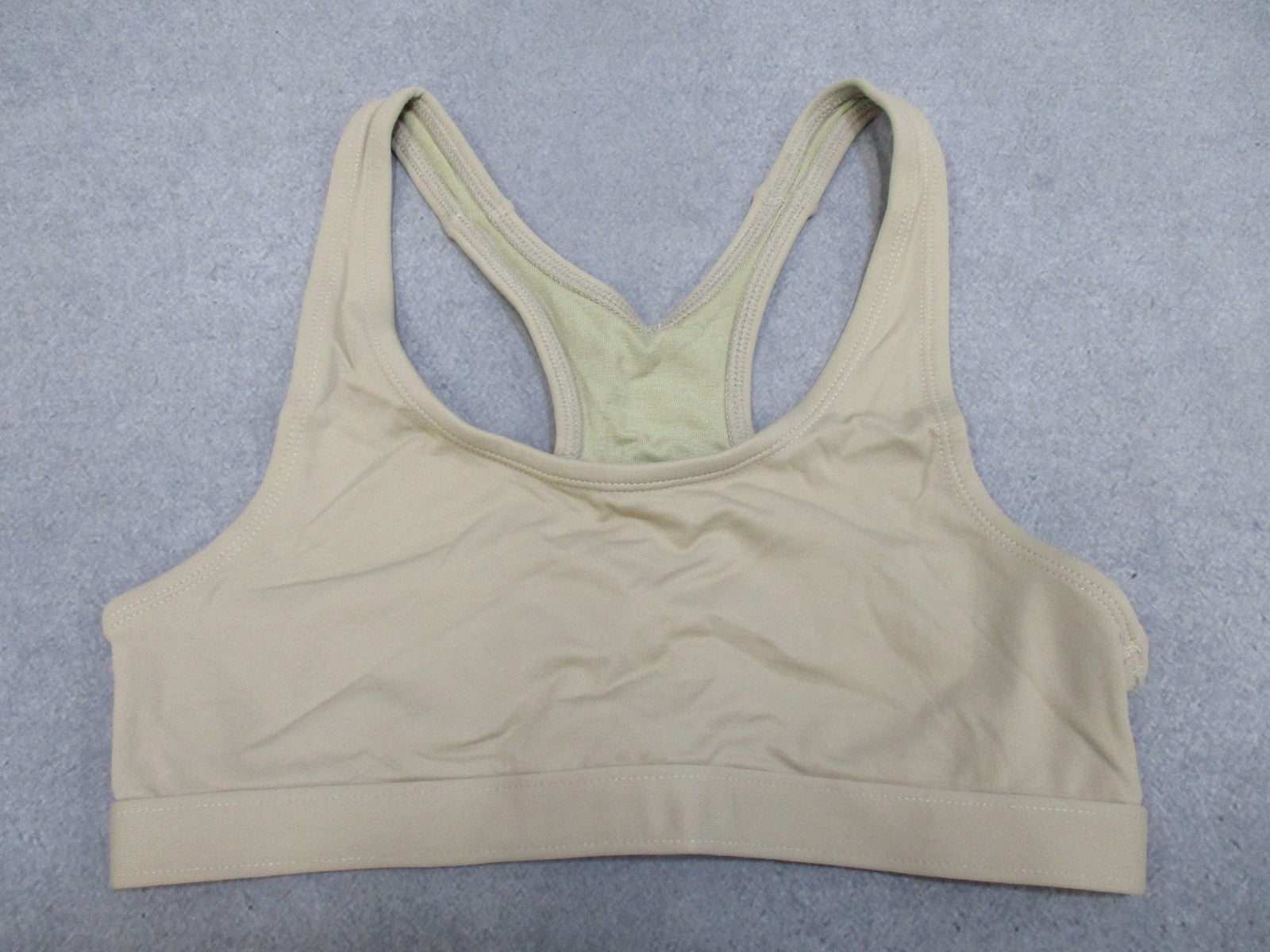 Army KAOS Women's Sports Bra Racerback Tan Size M Made in USA Moisture-Wicking - Centex Military Gear