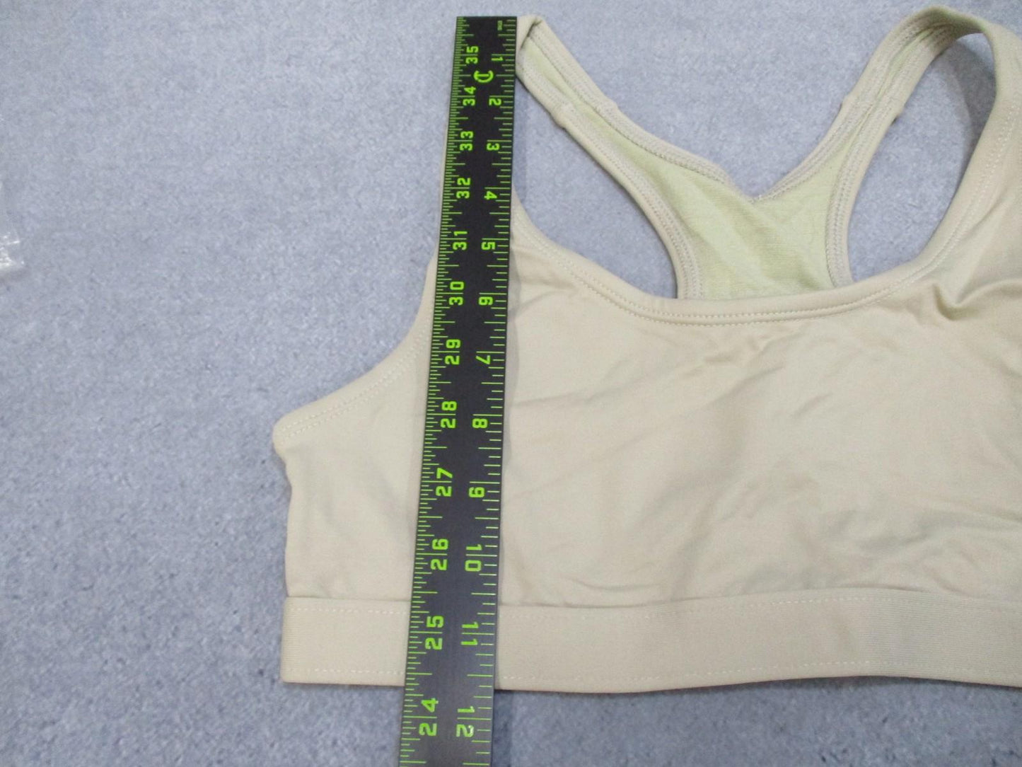 Army KAOS Women's Sports Bra Racerback Tan Size M Made in USA Moisture-Wicking - Centex Military Gear