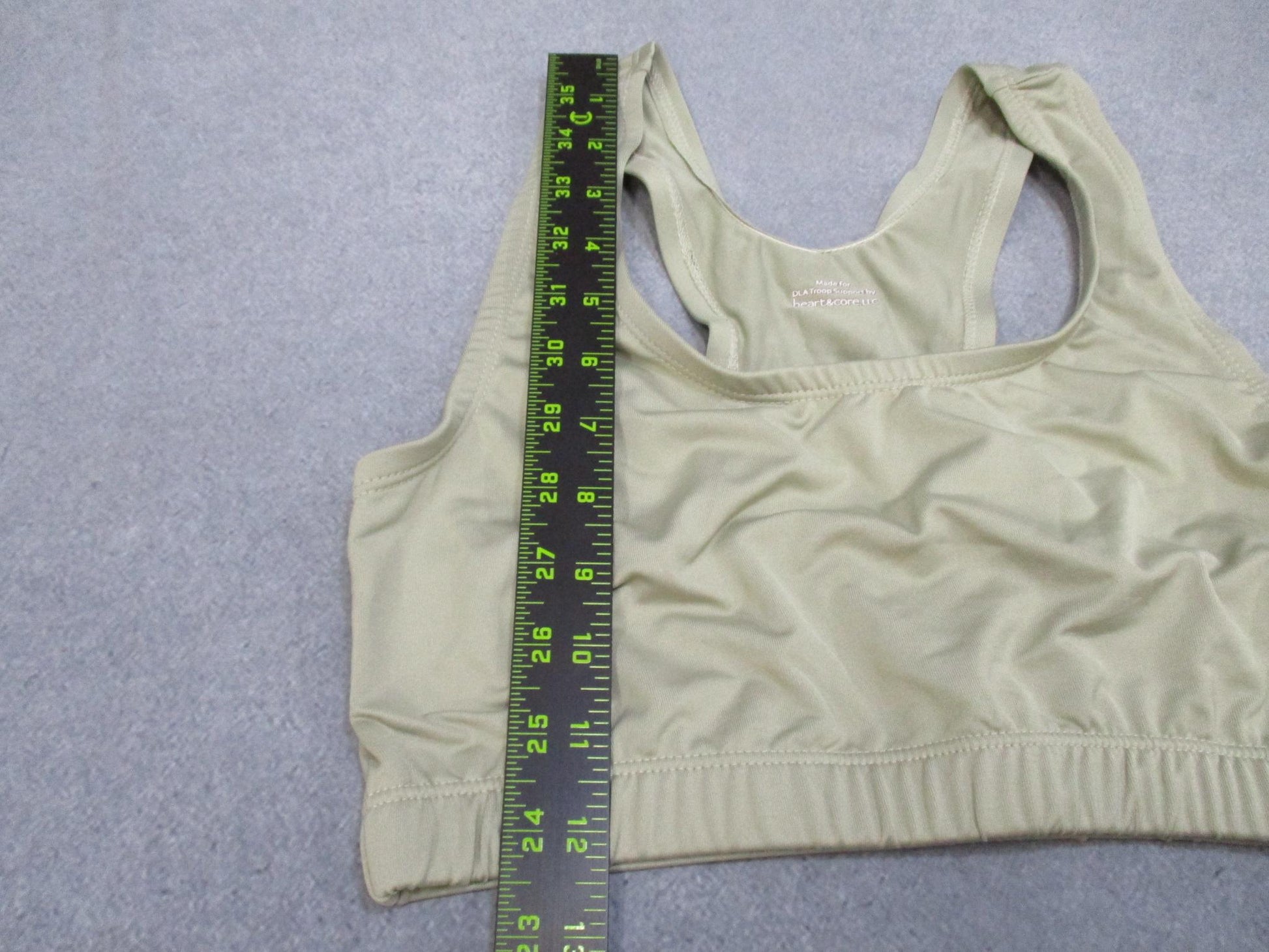 US Army Heart & Core DLA Troop Support Sports Bra Racerback Women's Size M - Centex Military Gear