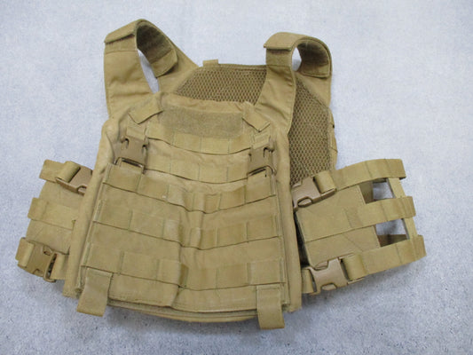 Warrior Assault Systems Recon Plate Carrier Coyote Brown S/M MOLLE Vest - Centex Military Gear