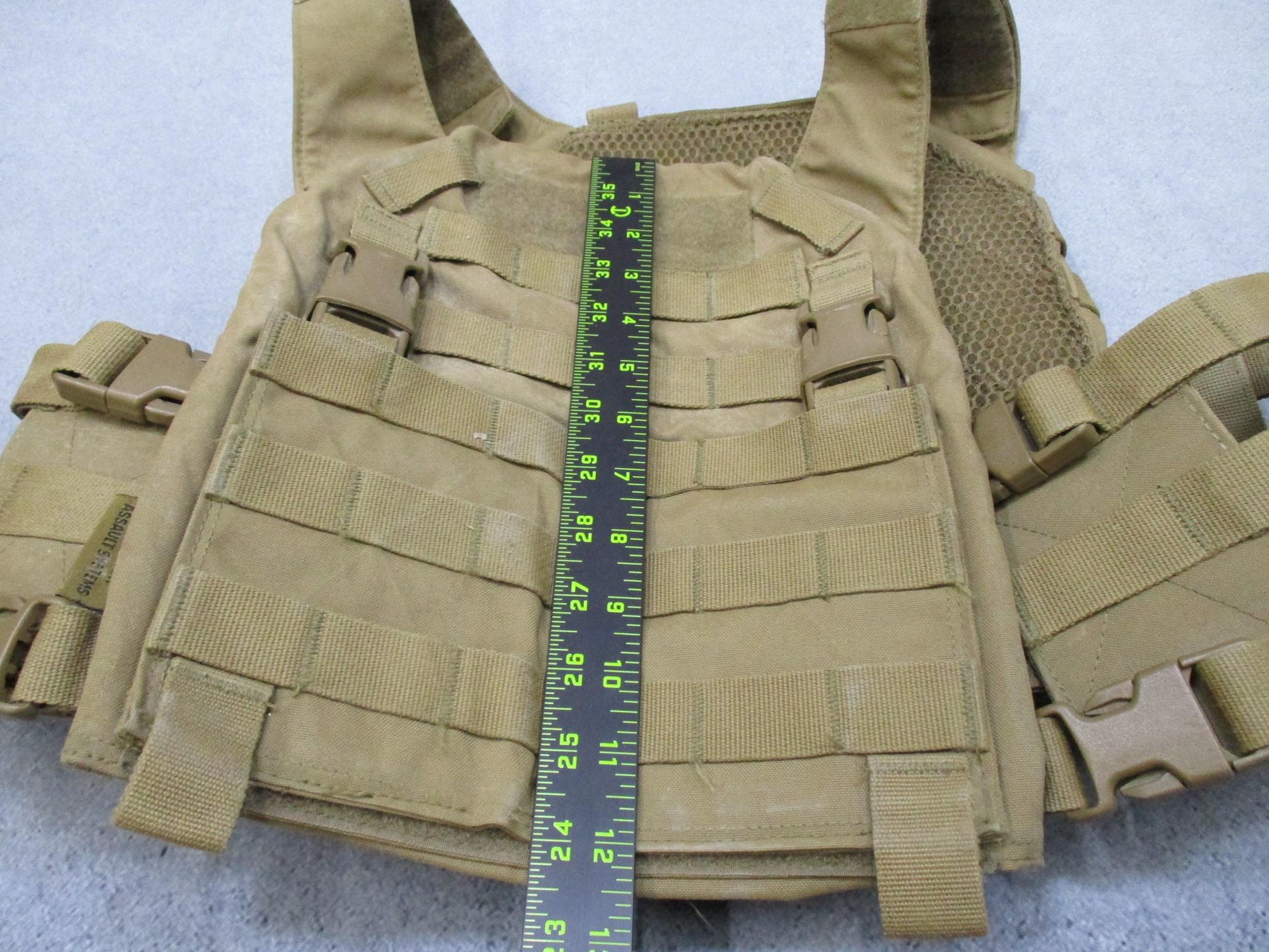 Warrior Assault Systems Recon Plate Carrier Coyote Brown S/M MOLLE Vest - Centex Military Gear