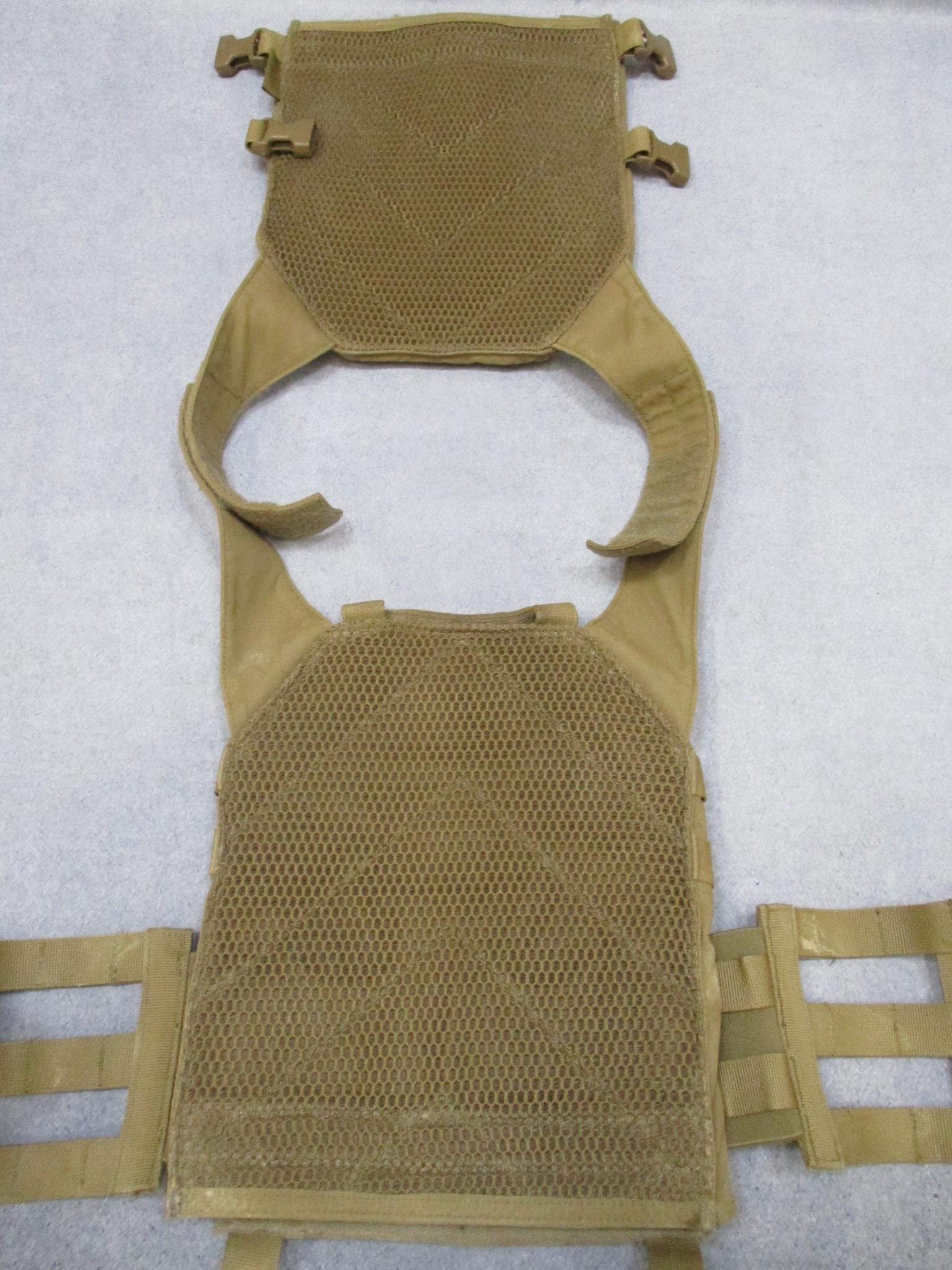 Warrior Assault Systems Recon Plate Carrier Coyote Brown S/M MOLLE Vest - Centex Military Gear