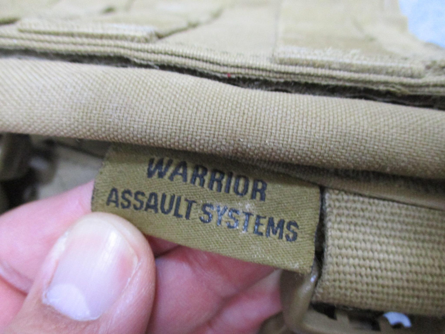 Warrior Assault Systems Recon Plate Carrier Coyote Brown S/M MOLLE Vest - Centex Military Gear