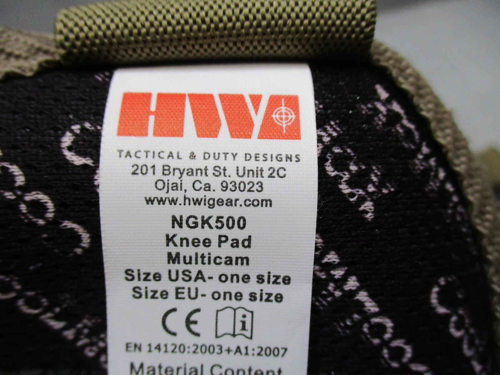 HWi Gear NGK500 Knee Elbow Pads Multicam Tactical Duty One Size Set of 4 - Centex Military Gear