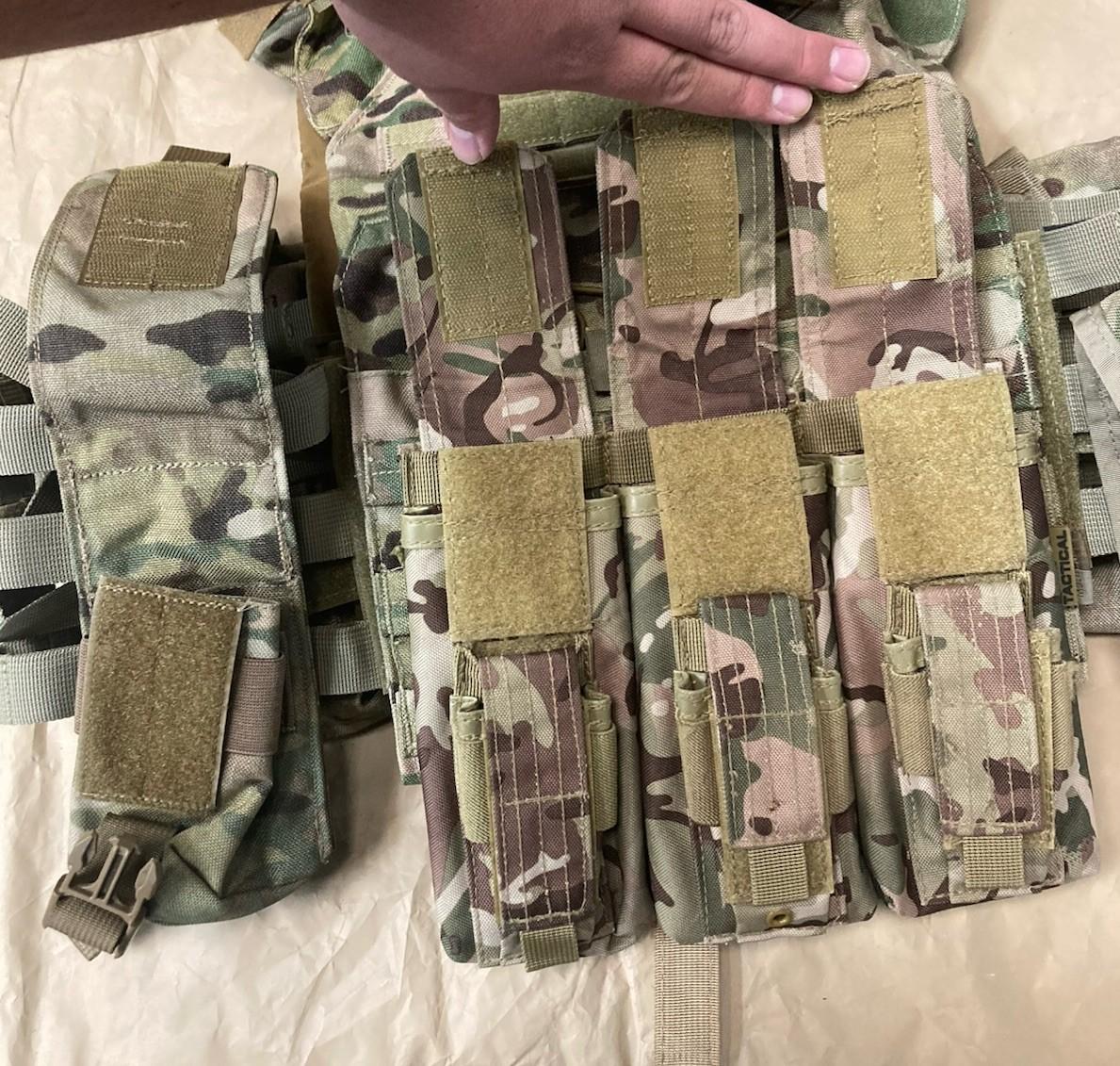 Rothco Plate Carrier Jpc Multicam OCP Camo Plate Carrier Vest Set - Centex Military Gear