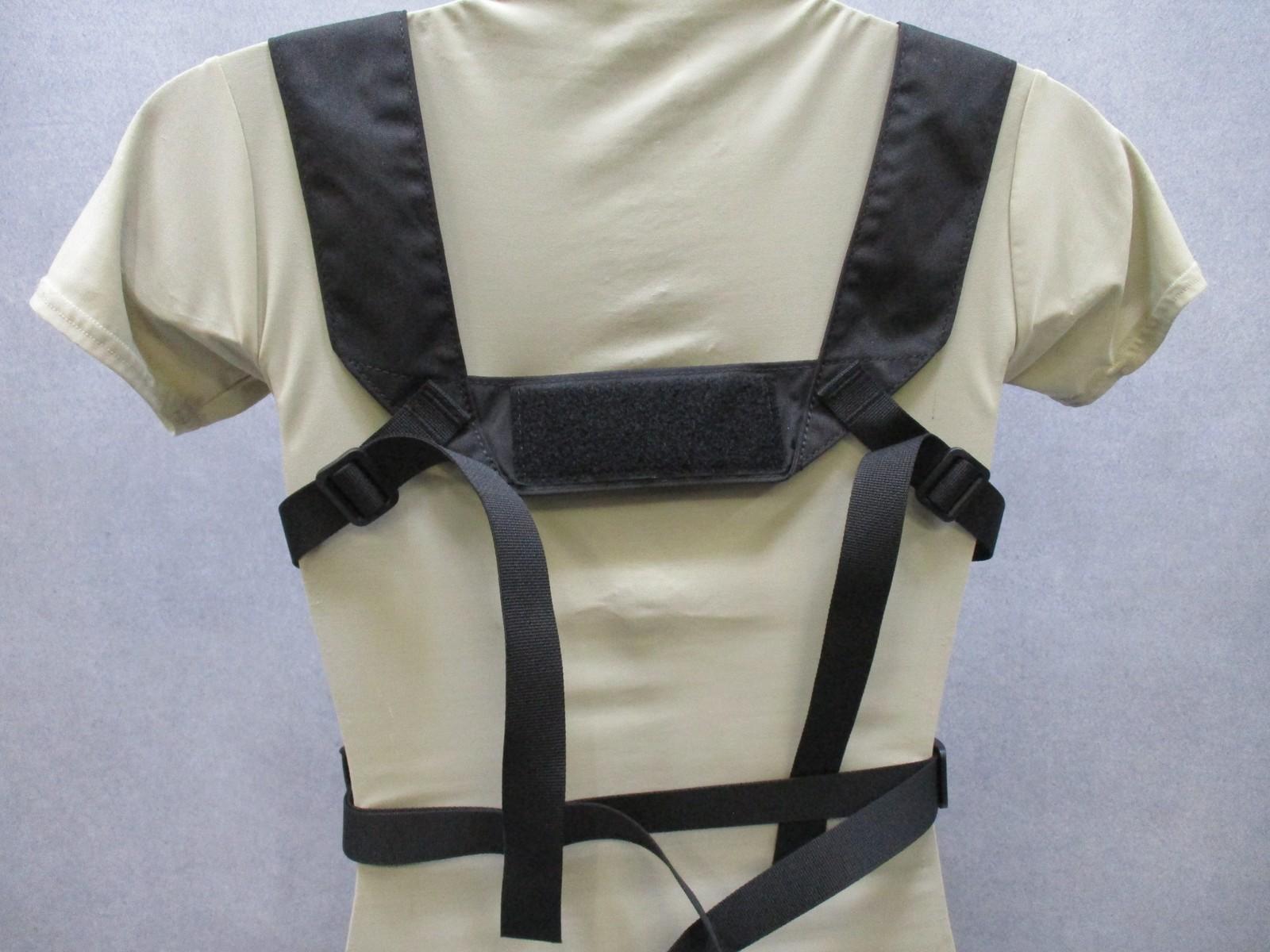 Modular Tactical Chest Rig / Black Placard System w/ Dangler Pouch Multicam Blk - Centex Military Gear