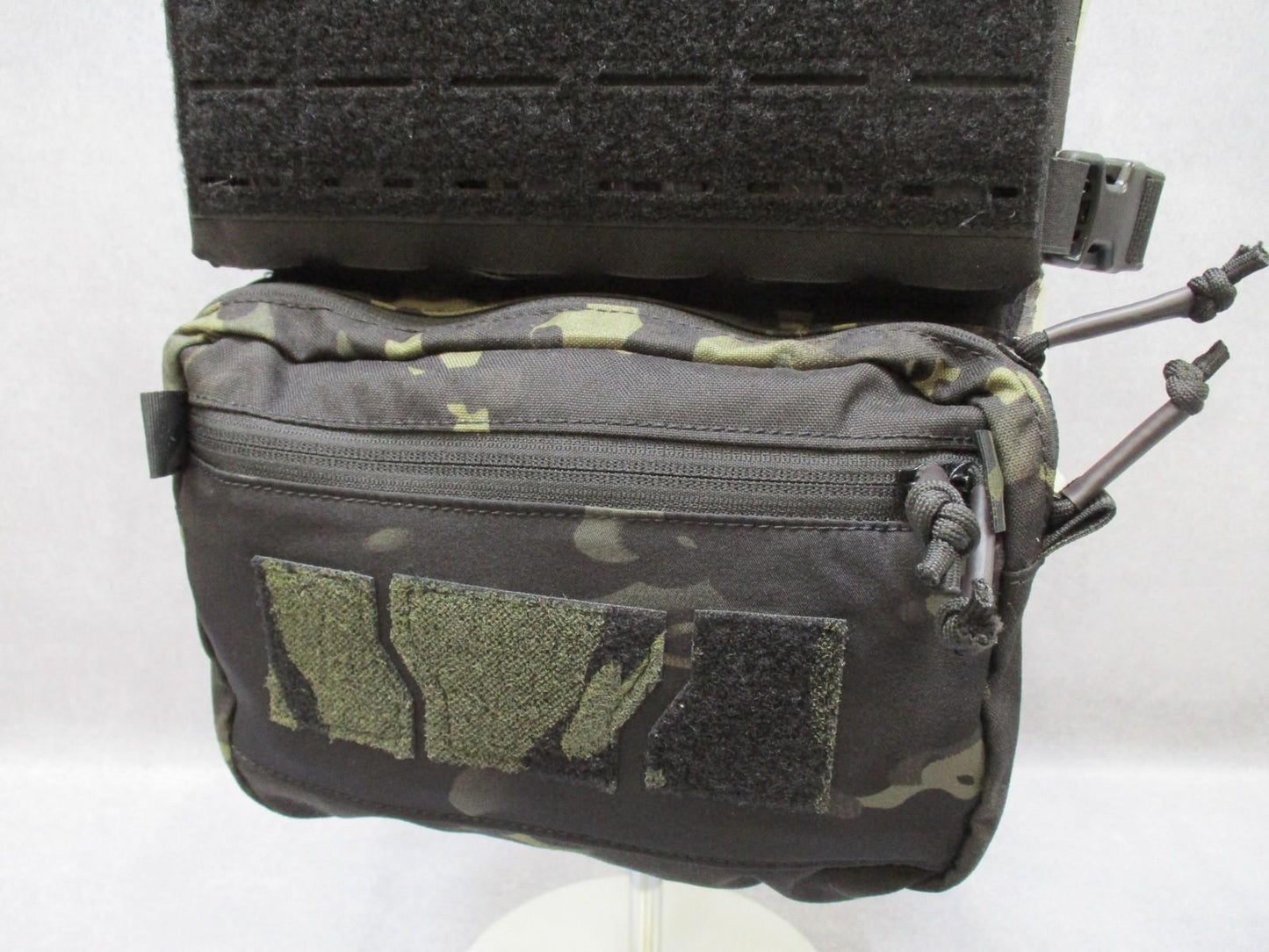 Modular Tactical Chest Rig / Black Placard System w/ Dangler Pouch Multicam Blk - Centex Military Gear