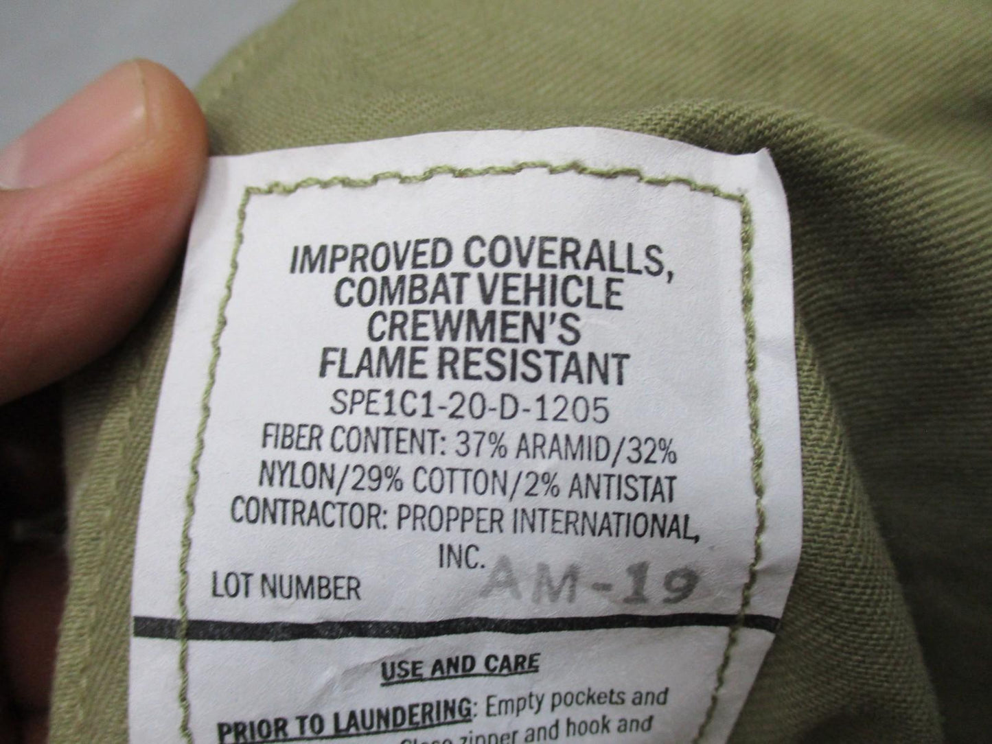 US ARMY CVC Flame Resistant Coveralls Combat Vehicle Crewmen's OCP Large-Regular - Centex Military Gear