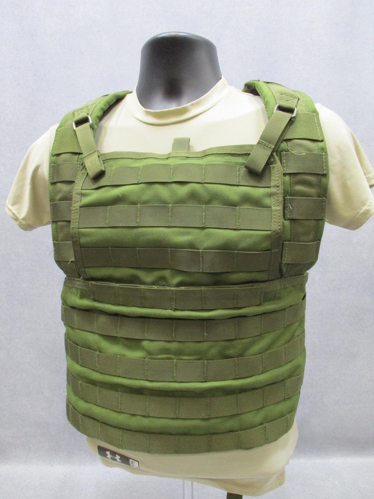Condor Rhodesian Style Chest Rig OD Green MOLLE Tactical Plate Carrier Harness - Centex Military Gear