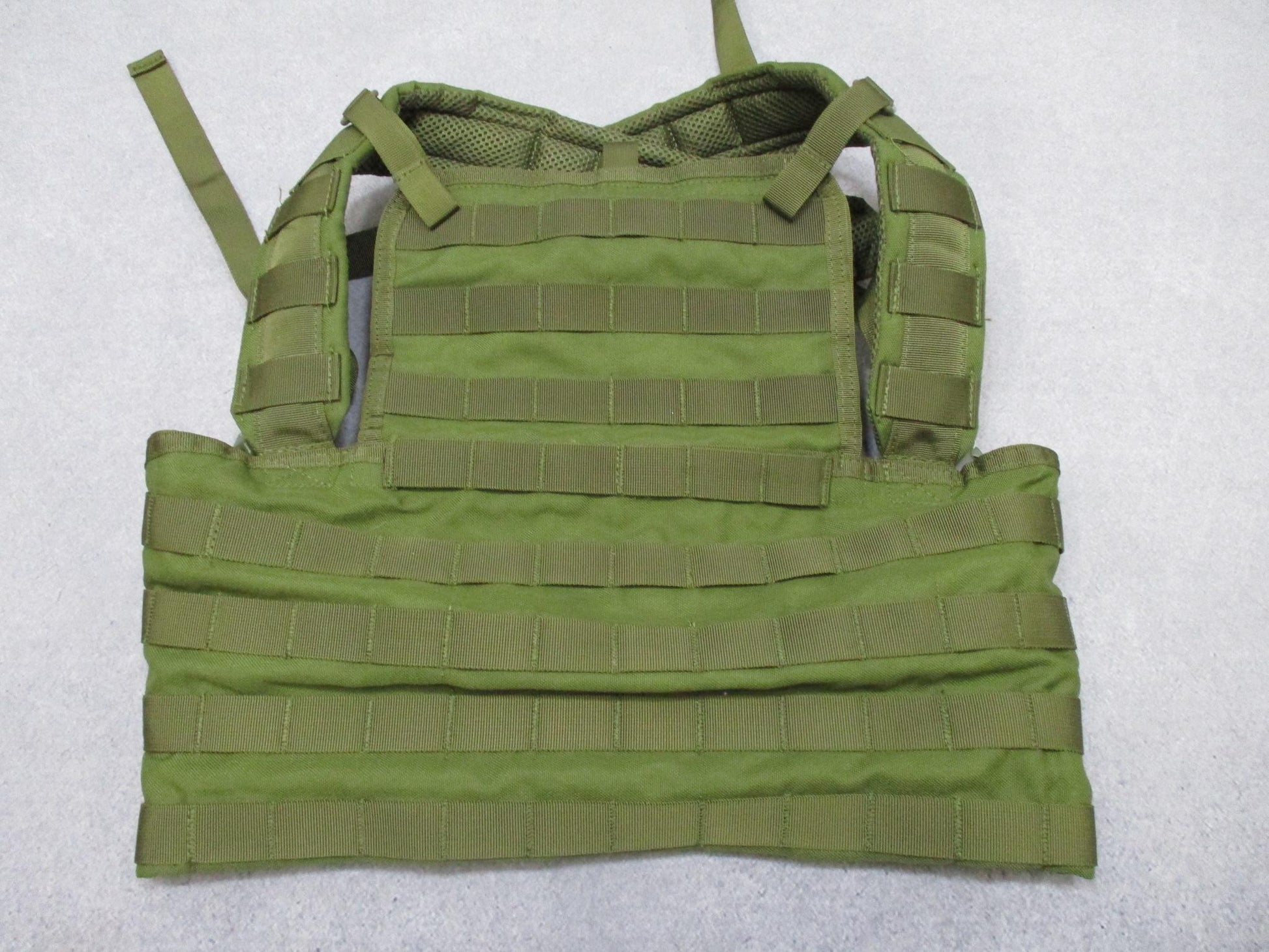 Condor Rhodesian Style Chest Rig OD Green MOLLE Tactical Plate Carrier Harness - Centex Military Gear