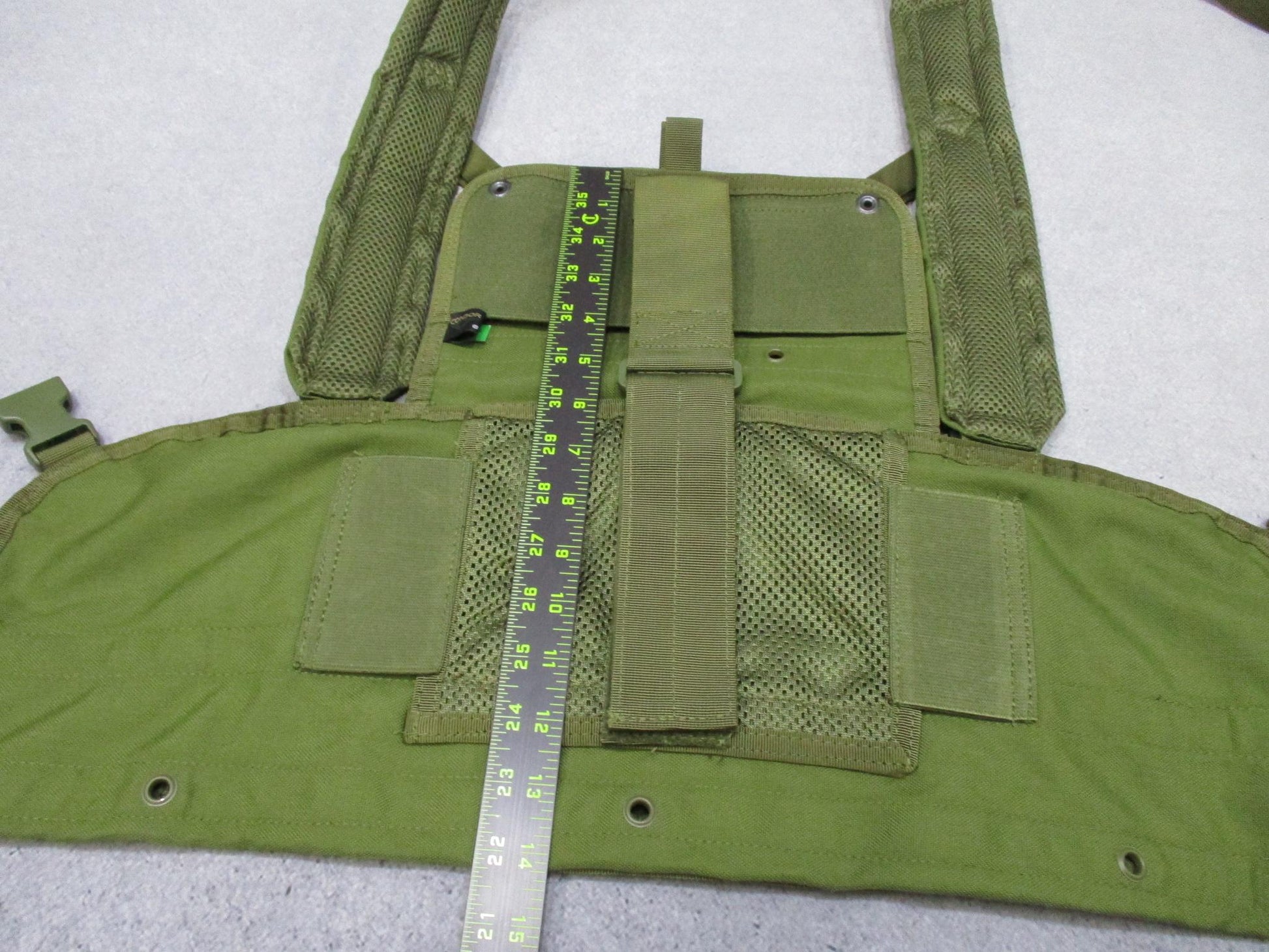 Condor Rhodesian Style Chest Rig OD Green MOLLE Tactical Plate Carrier Harness - Centex Military Gear