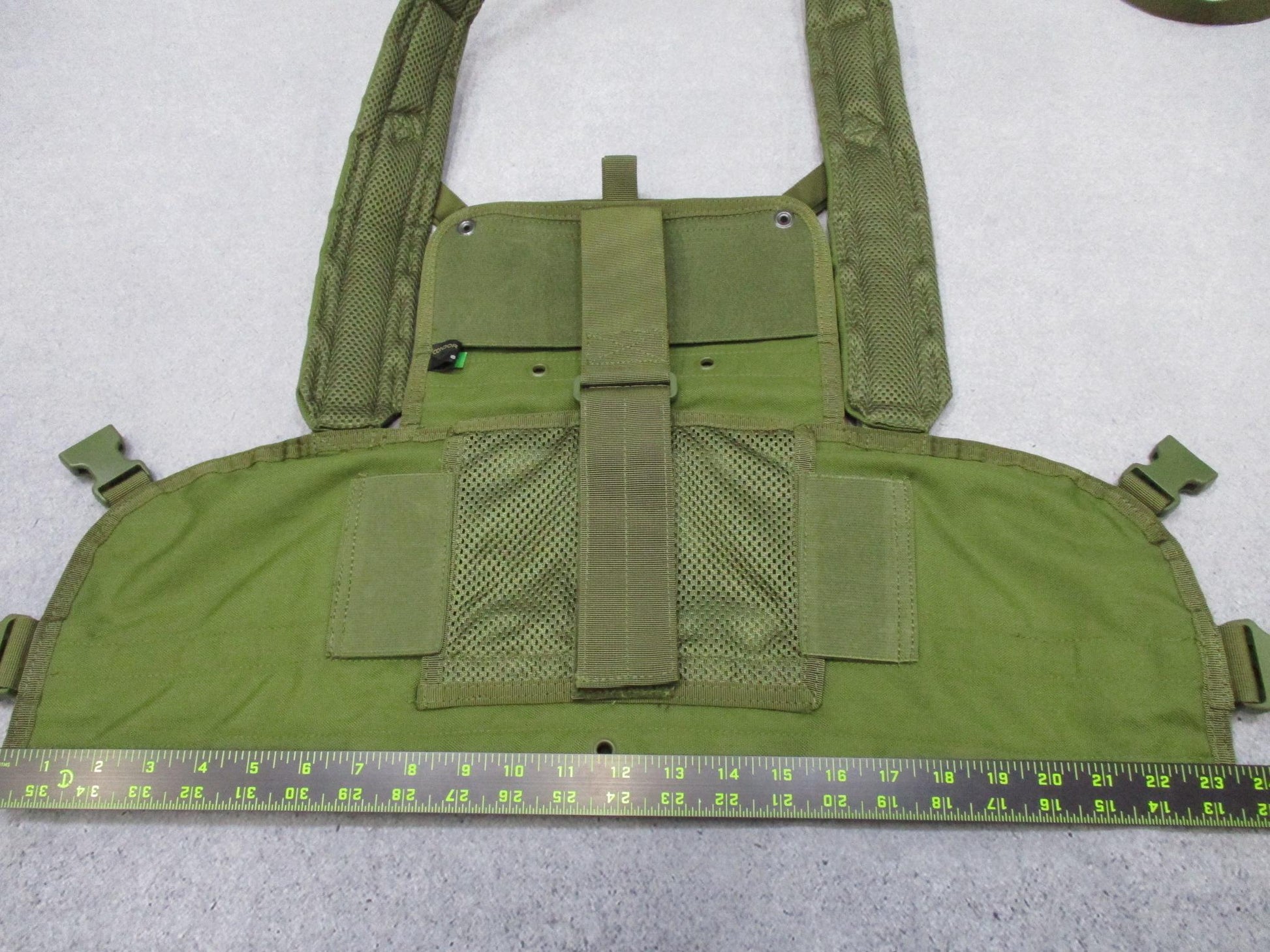Condor Rhodesian Style Chest Rig OD Green MOLLE Tactical Plate Carrier Harness - Centex Military Gear