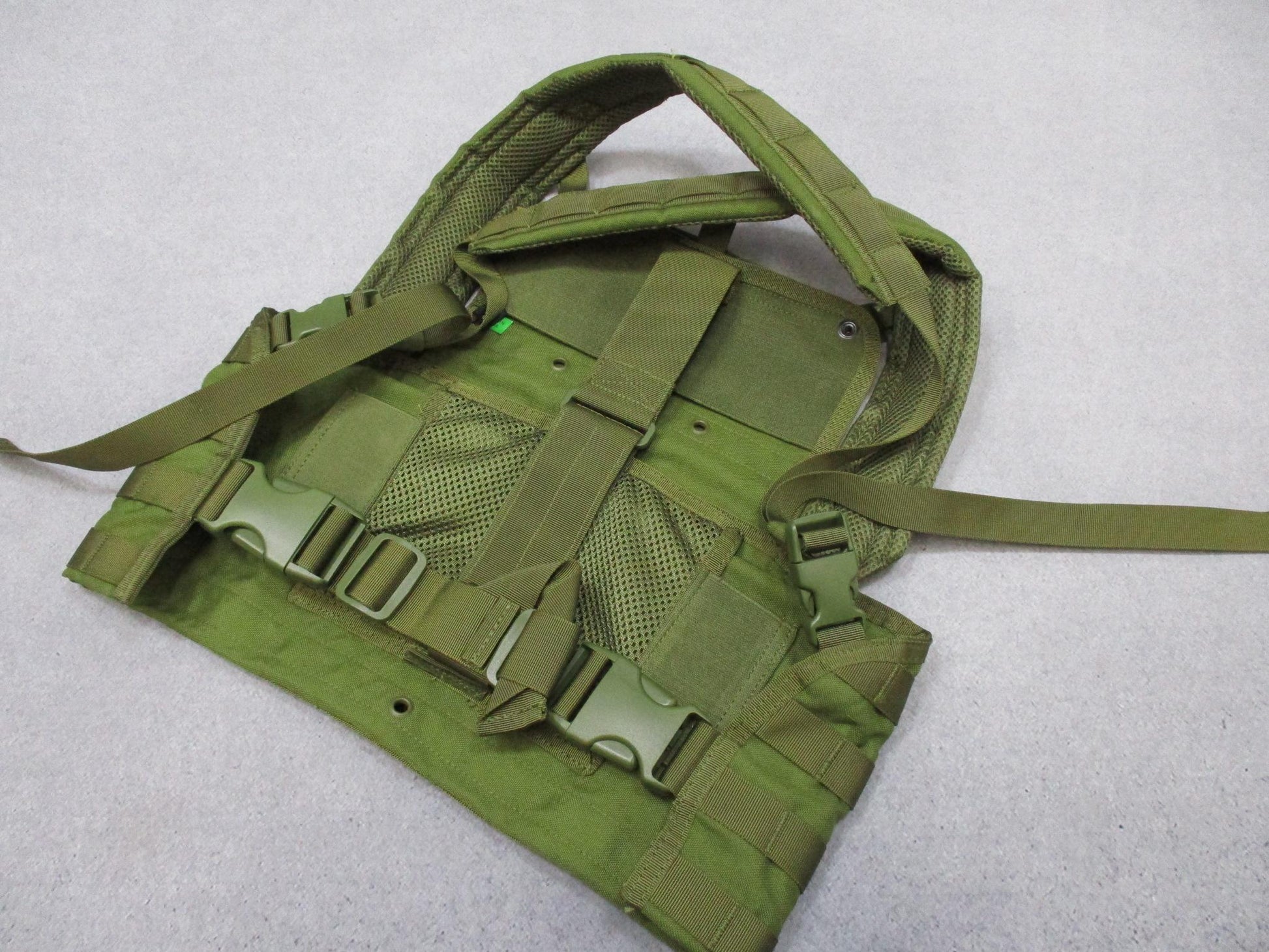 Condor Rhodesian Style Chest Rig OD Green MOLLE Tactical Plate Carrier Harness - Centex Military Gear