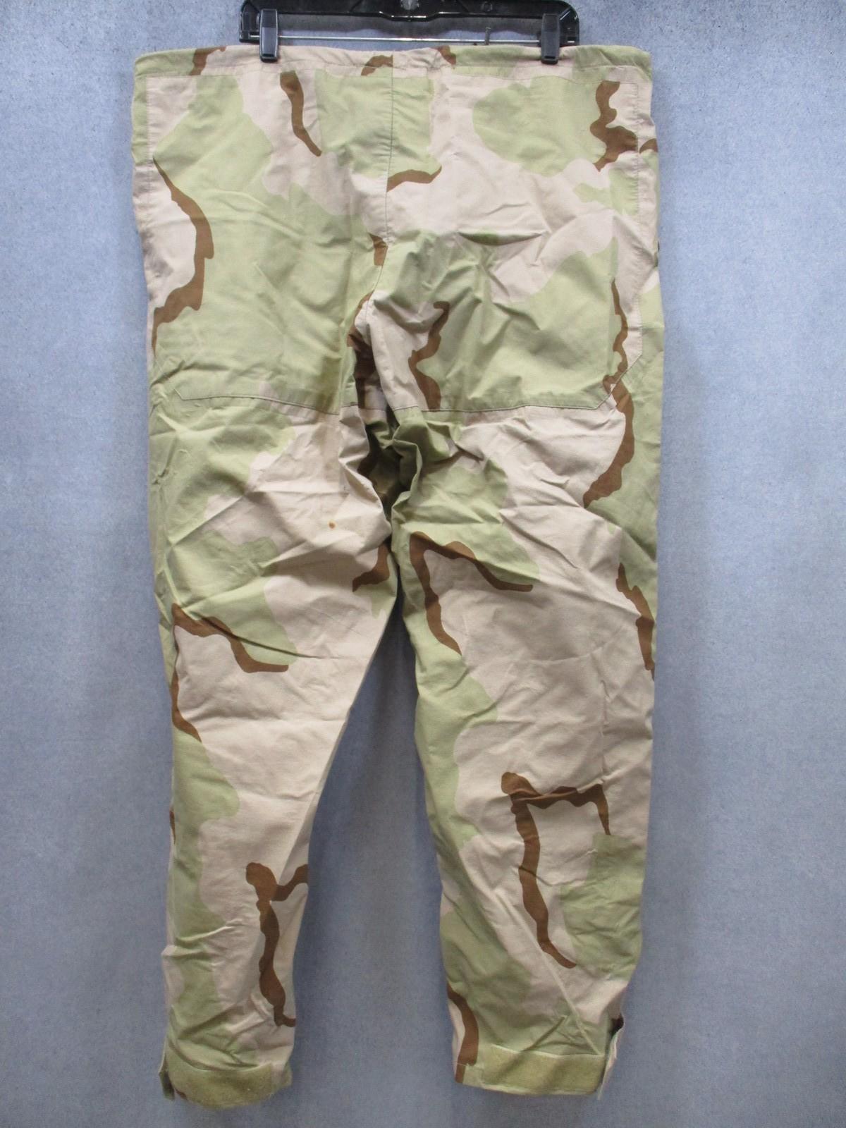 US Military ECWCS MIL-T-44189C Desert Camo Barrier Wear Pants X-Large Regular - Centex Military Gear