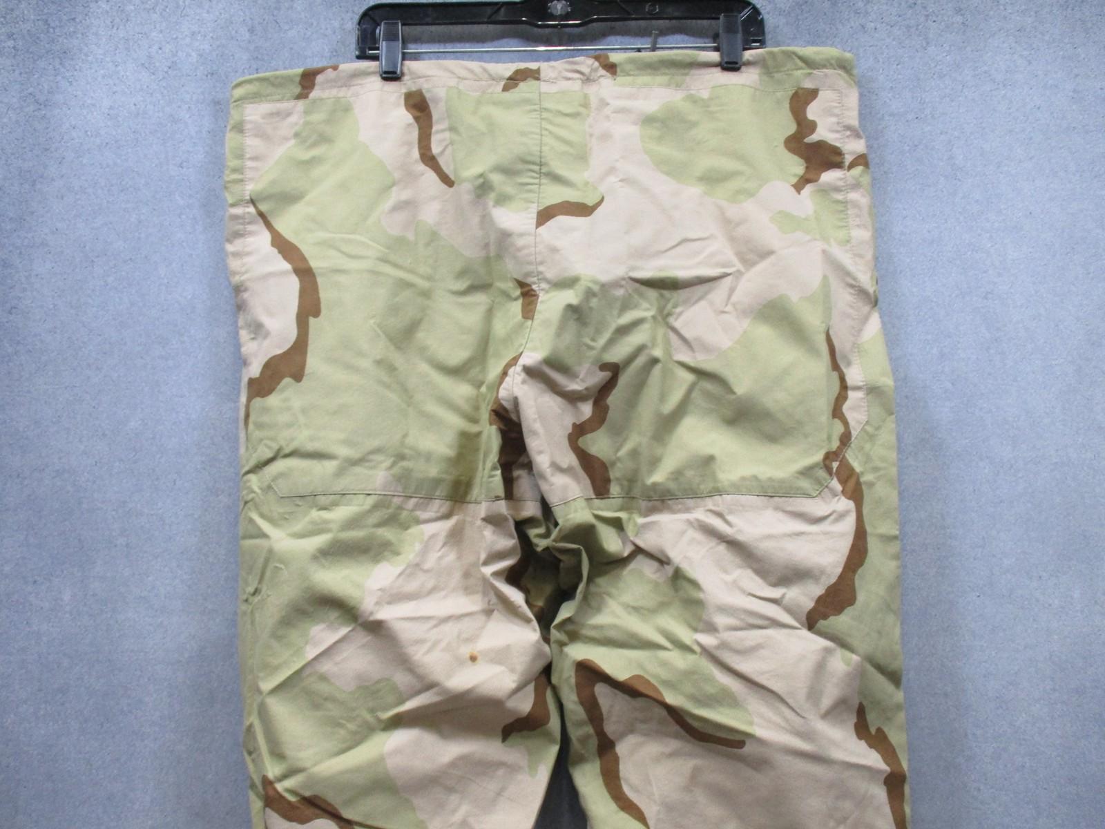 US Military ECWCS MIL-T-44189C Desert Camo Barrier Wear Pants X-Large Regular - Centex Military Gear