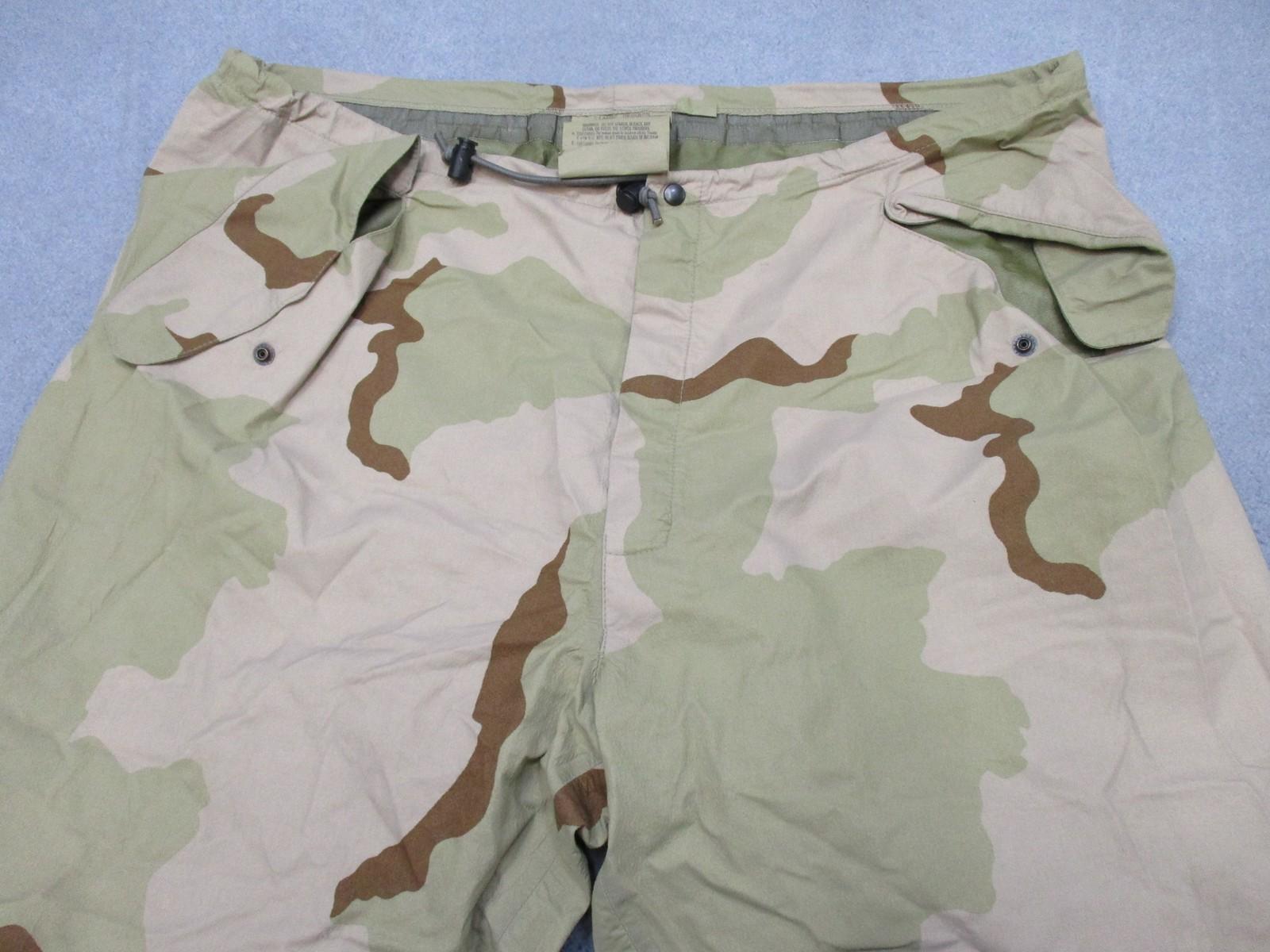 US Military ECWCS MIL-T-44189C Desert Camo Barrier Wear Pants X-Large Regular - Centex Military Gear