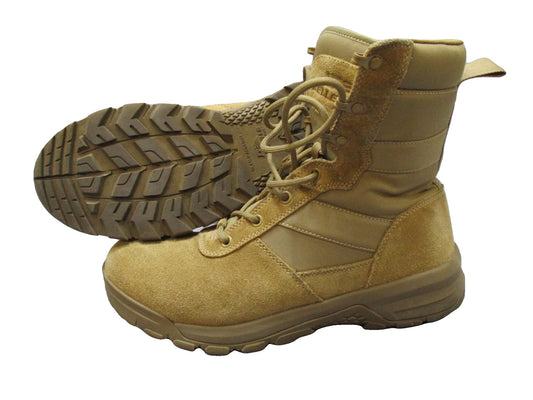 US Army Belleville BV518 Coyote Suede Leather Tactical Boots Men's 9.5W - Centex Military Gear