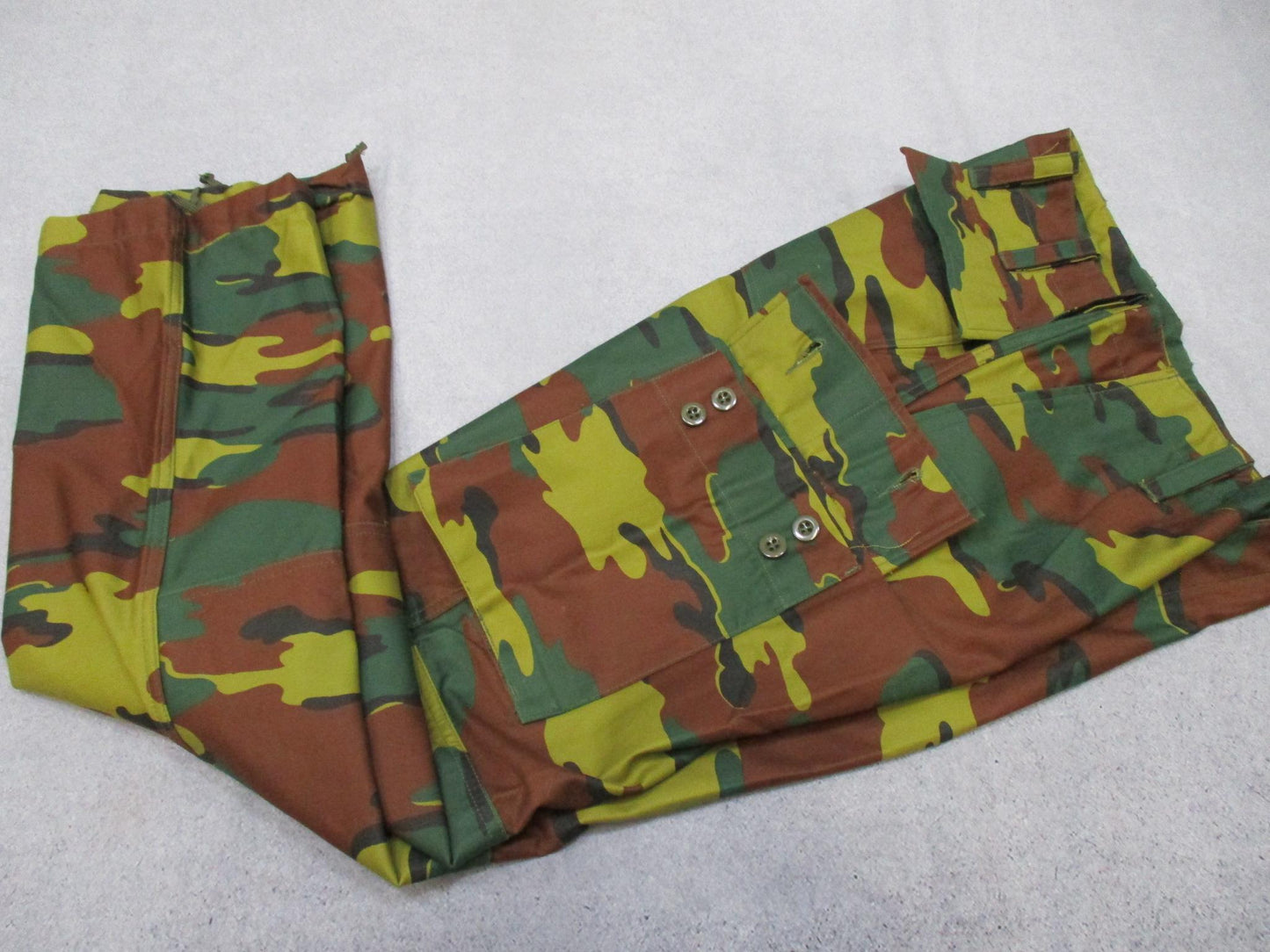 Original Belgian Army Field Combat Trousers – Ripstop – Jigsaw – Medium Long - Centex Military Gear