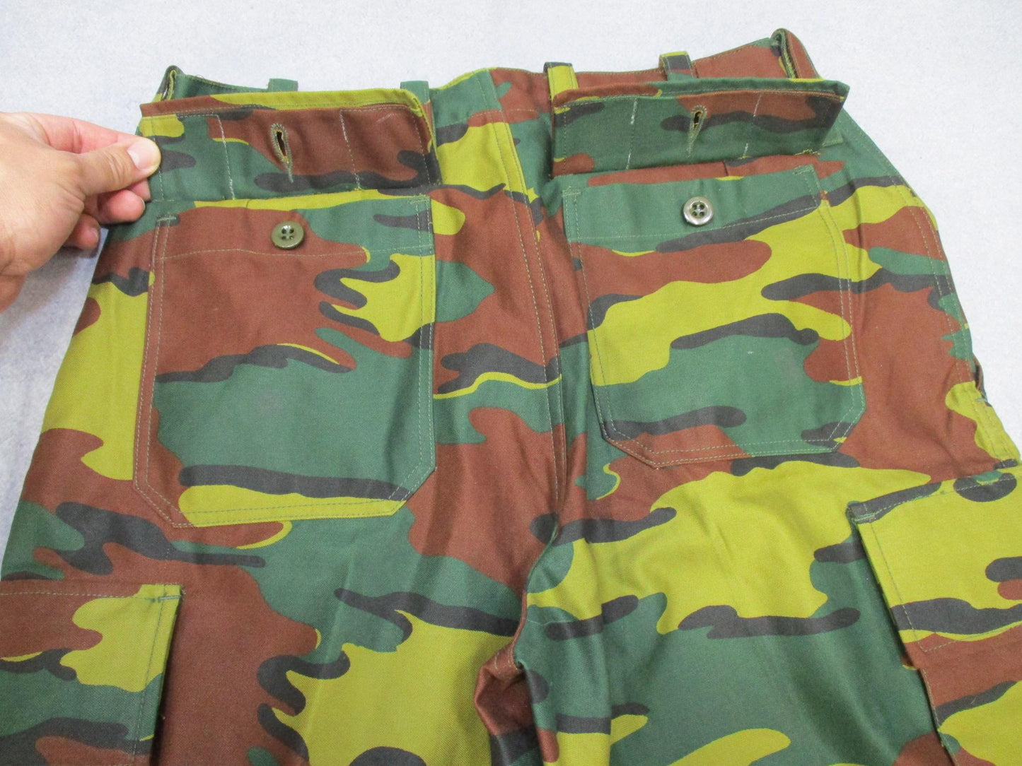 Original Belgian Army Field Combat Trousers – Ripstop – Jigsaw – Medium Long - Centex Military Gear