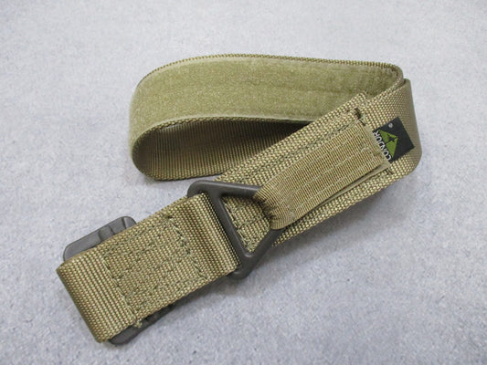 Condor Tactical Belt S/M Army Tan 499 Nylon Adjustable Buckle Rigger's - Centex Military Gear