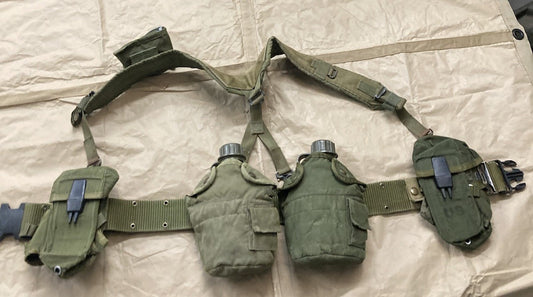 Alice Gear Set Belt Kit Desert Storm Patrol Rig Magazine Canteen Pouches Odg - Centex Military Gear