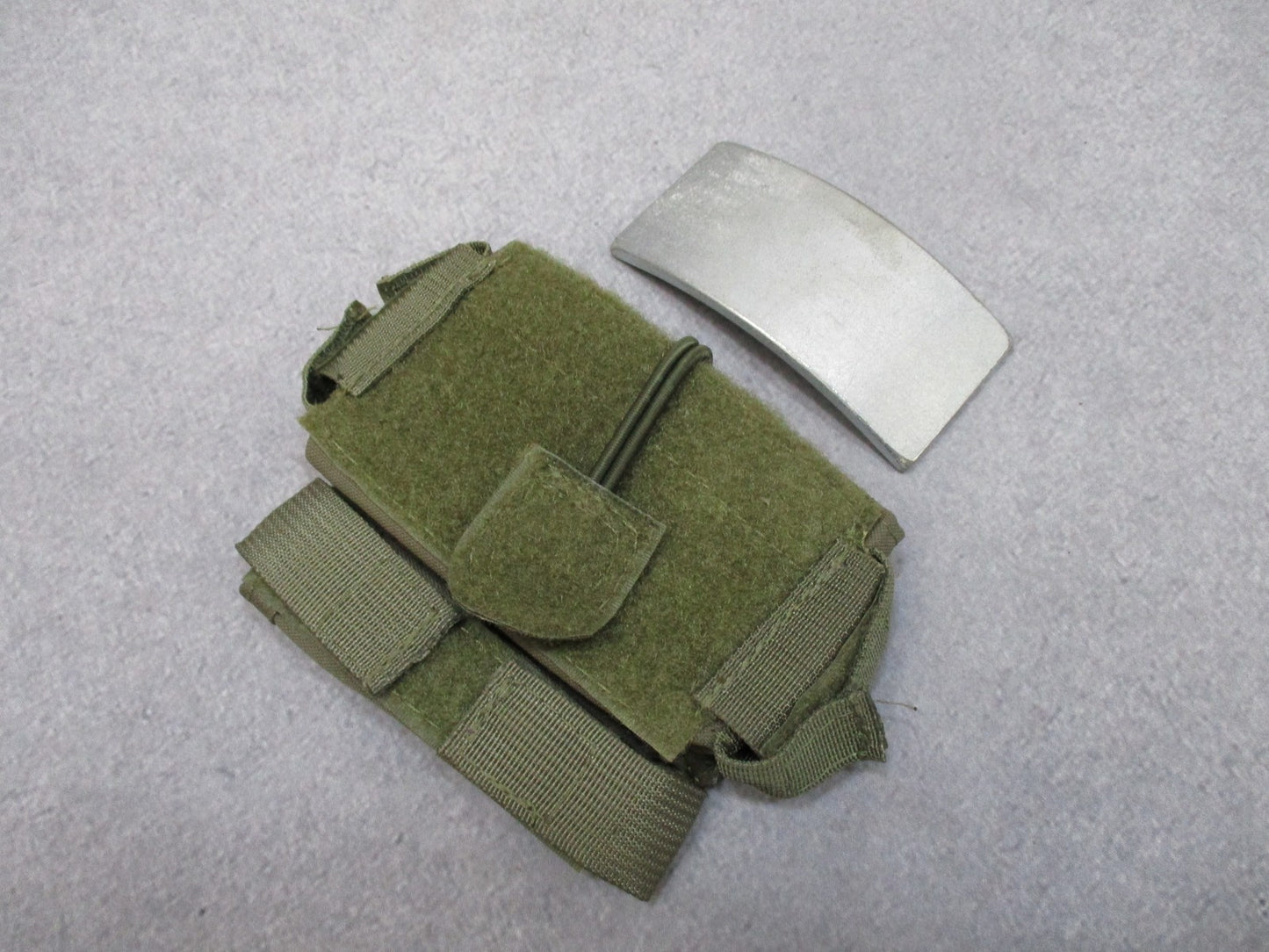 Tactical Helmet Counterweight Pouch w/ Weight – Fits High Cut Helmets – GREEN - Centex Military Gear