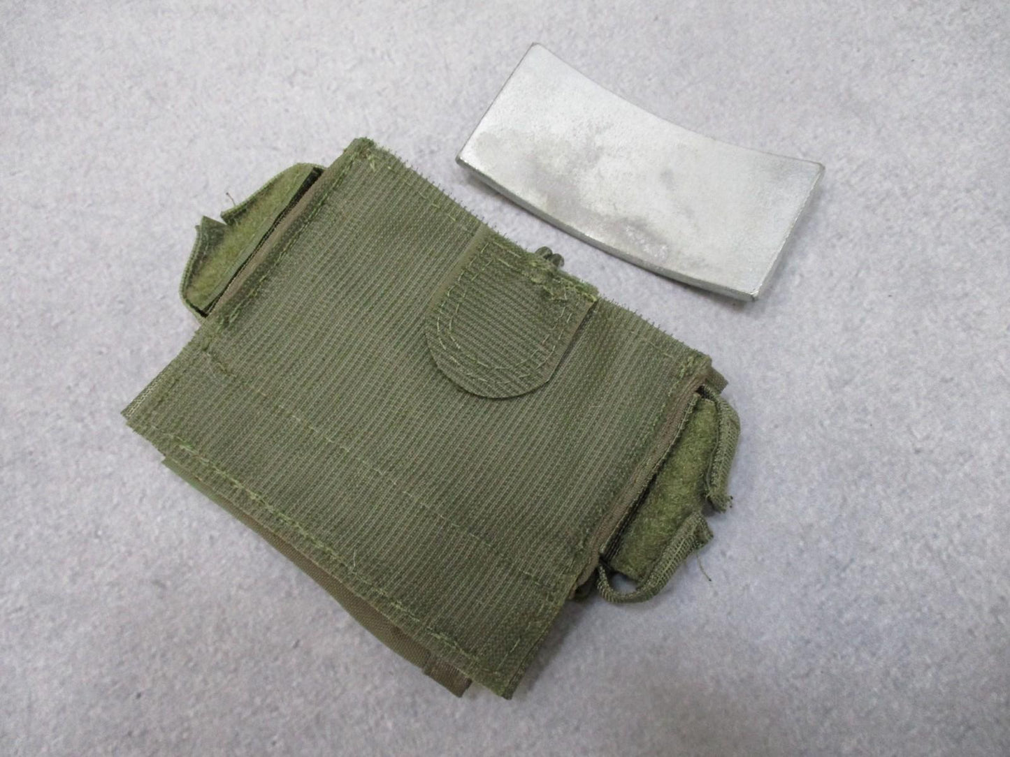 Tactical Helmet Counterweight Pouch w/ Weight – Fits High Cut Helmets – GREEN - Centex Military Gear