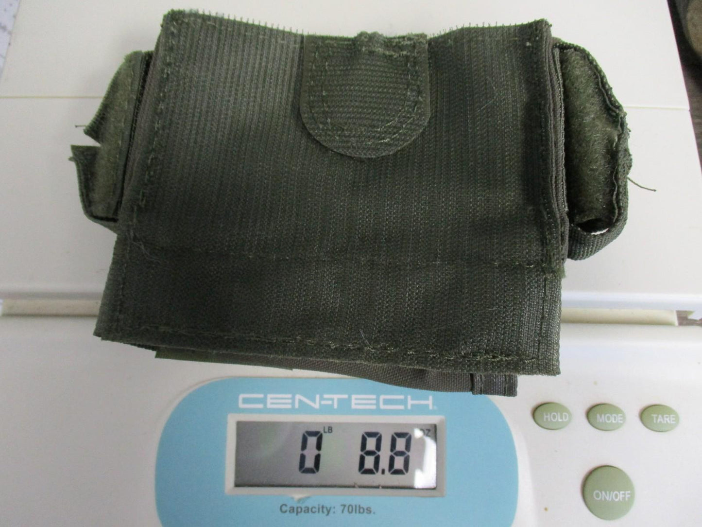 Tactical Helmet Counterweight Pouch w/ Weight – Fits High Cut Helmets – GREEN - Centex Military Gear