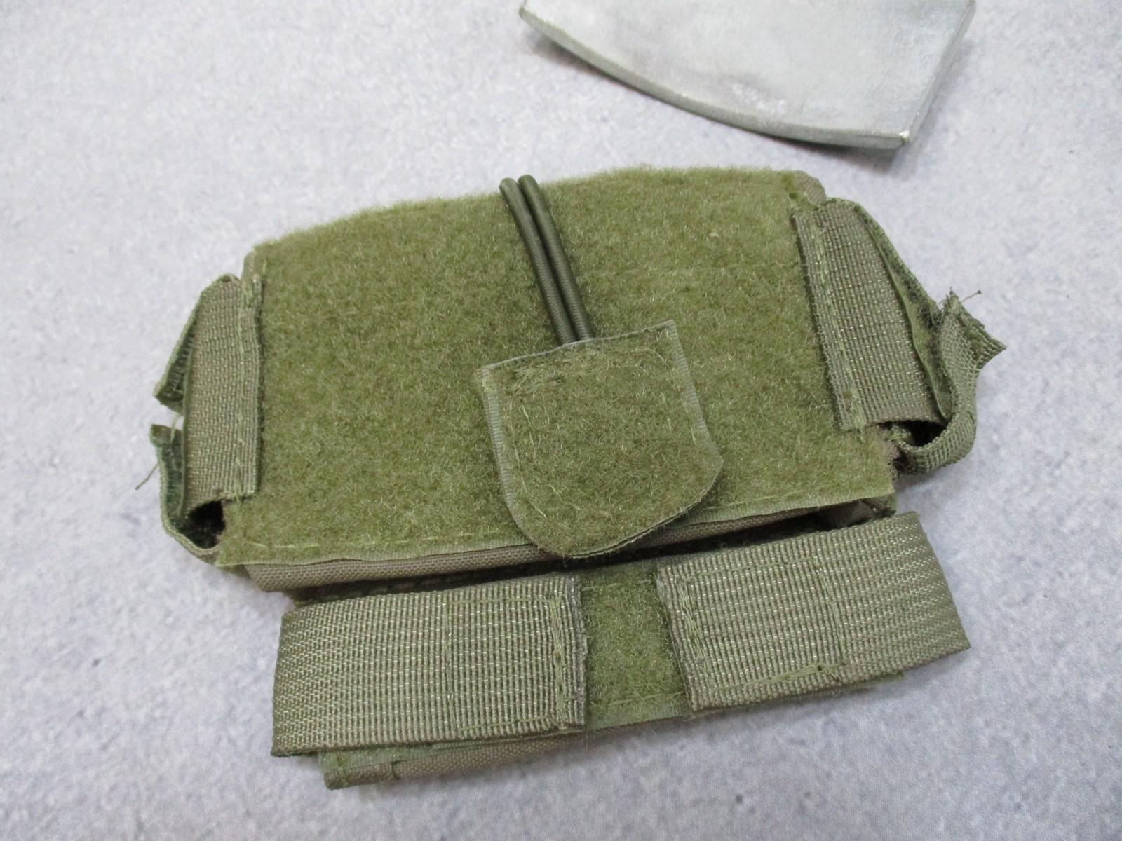 Tactical Helmet Counterweight Pouch w/ Weight – Fits High Cut Helmets – GREEN - Centex Military Gear