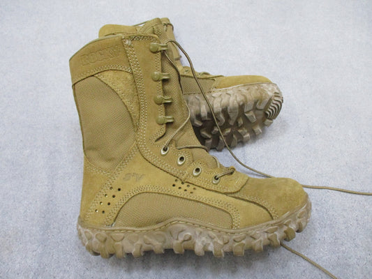 US Army Rocky S2V Tactical Military Boots Vibram Sole Steel Toe Men's 5.5 M USA - Centex Military Gear
