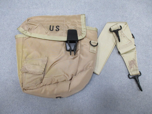 Desert US Military 2 Qt Collapsible Water Canteen Cover w Sling UNICOR Insulated - Centex Military Gear