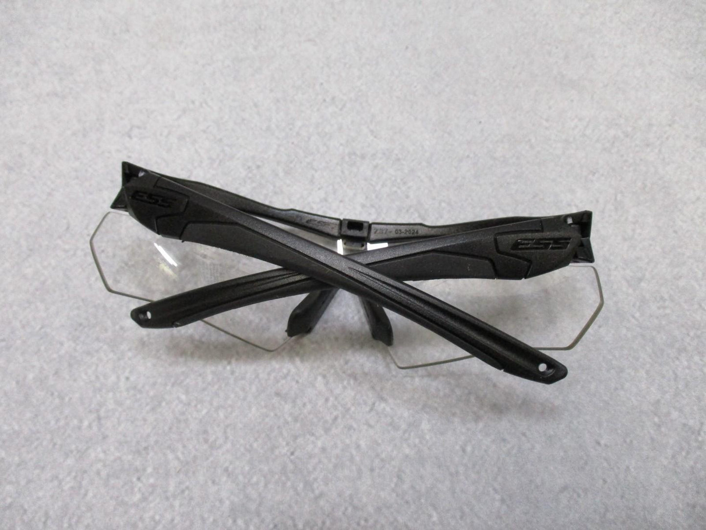 ESS Crossbow Ballistic Eyeshield Safety Glasses w/ Case & Pouch - Used Excellent - Centex Military Gear