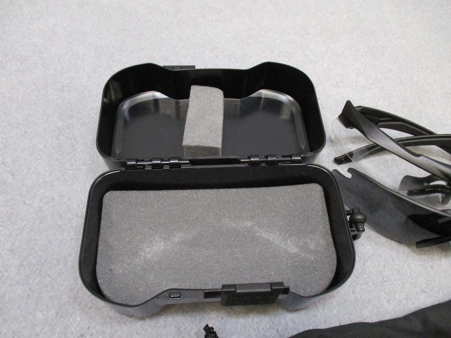 ESS Crossbow Ballistic Eyeshield Safety Glasses w/ Case & Pouch - Used Excellent - Centex Military Gear