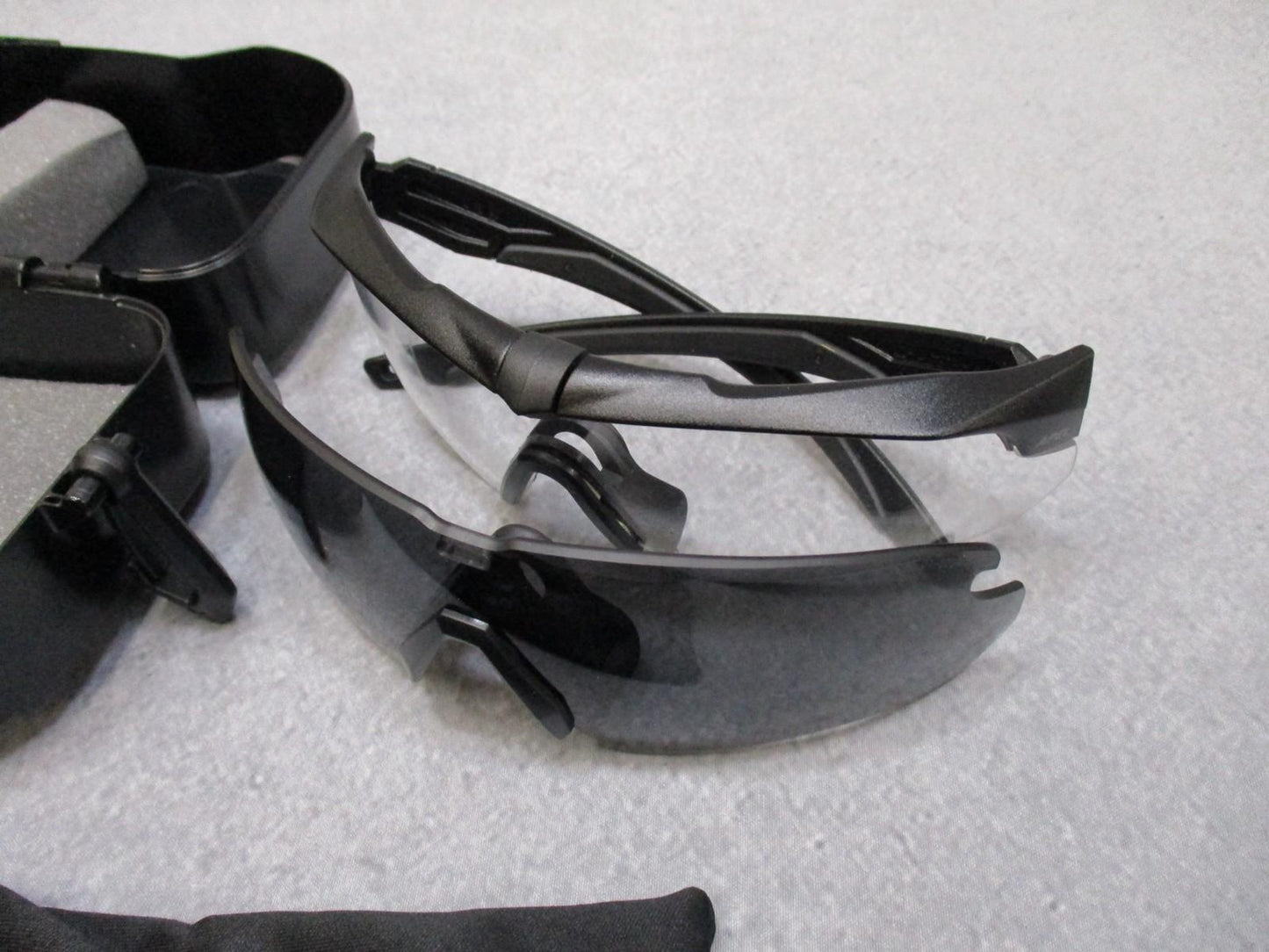 ESS Crossbow Ballistic Eyeshield Safety Glasses w/ Case & Pouch - Used Excellent - Centex Military Gear