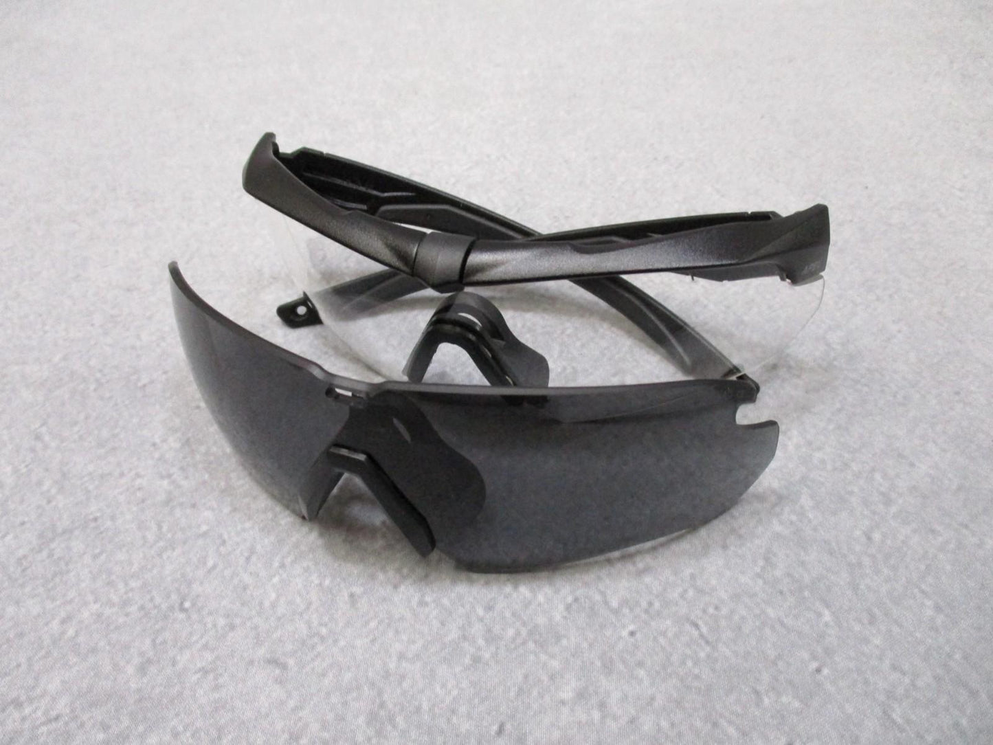 ESS Crossbow Ballistic Eyeshield Safety Glasses w/ Case & Pouch - Used Excellent - Centex Military Gear