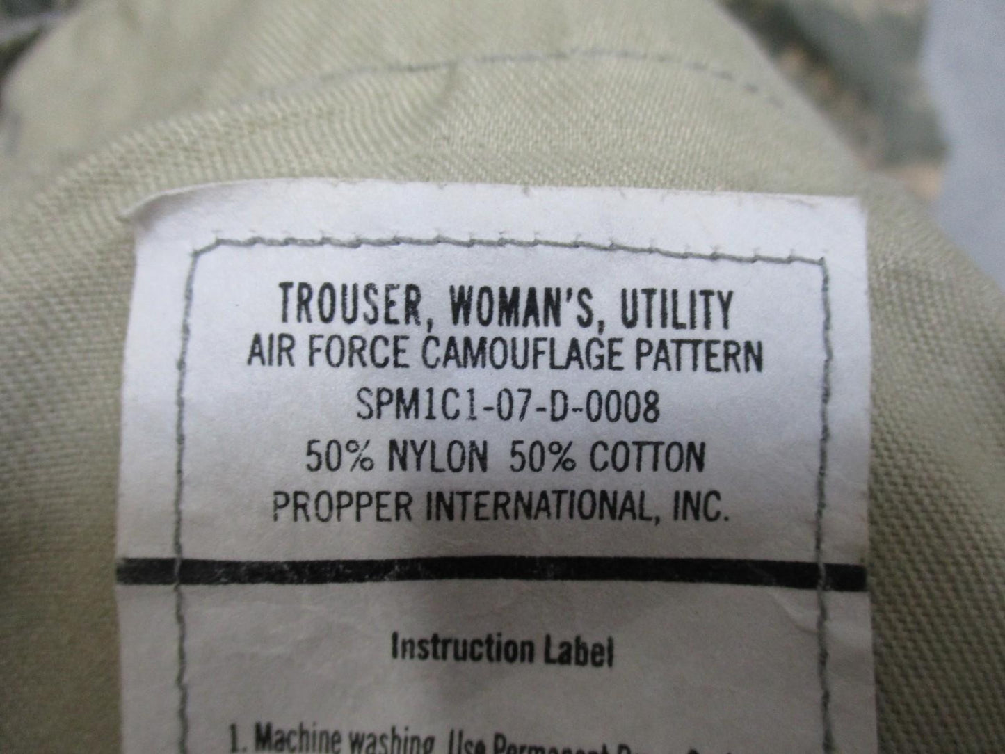US Air Force ABU Trousers Womens 10S Propper Digital Camo Cargo Pants - Centex Military Gear