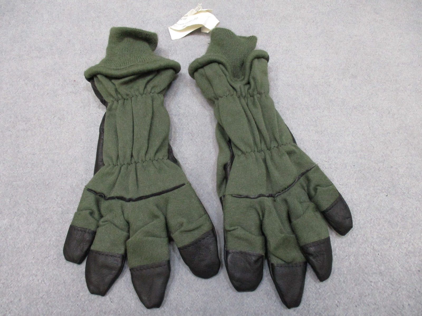 US Military HAU-15/P Intermediate Cold Flyer's Gloves Size 9 Leather Fabric - Centex Military Gear