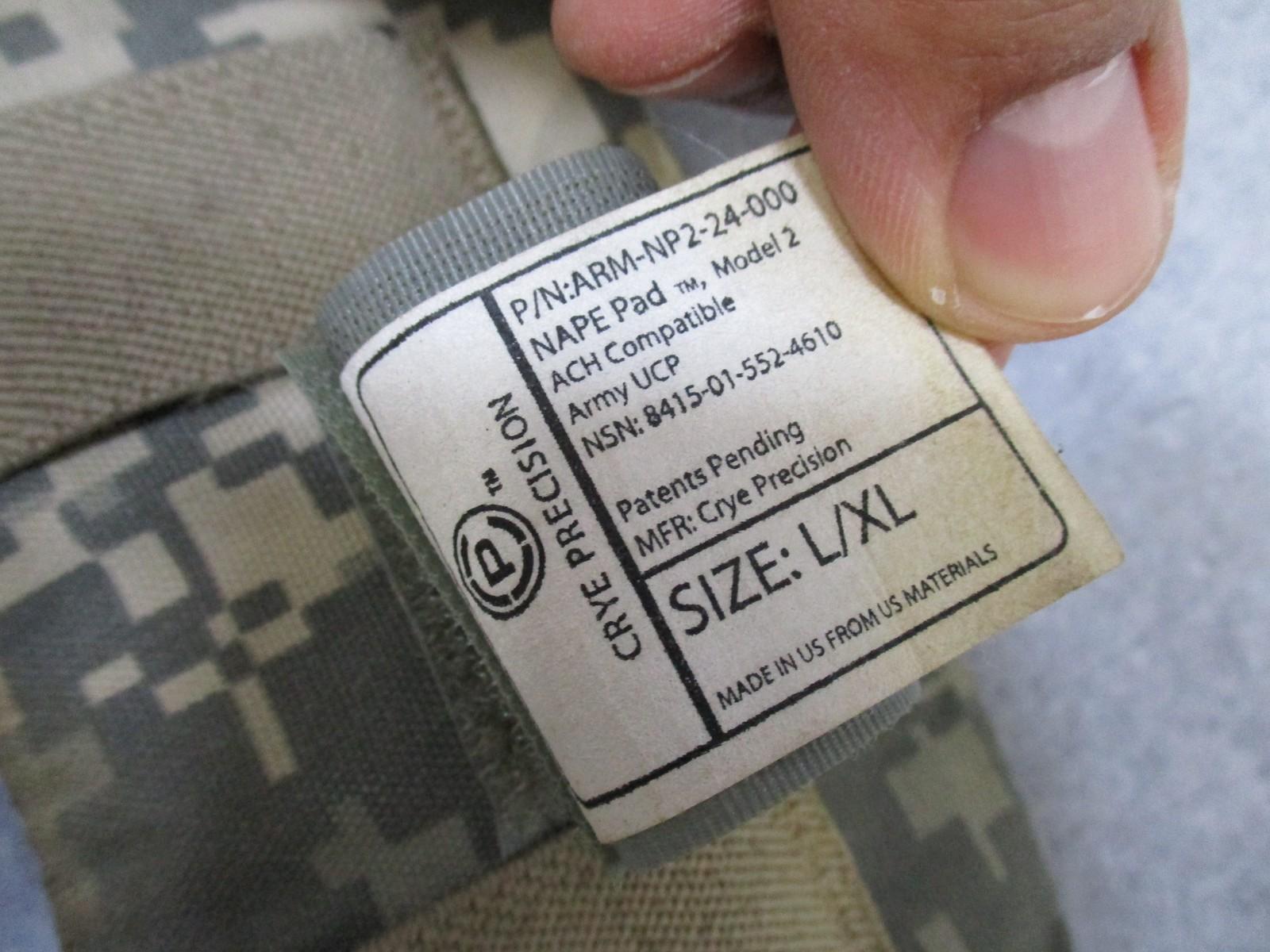 Crye Precision NAPE Pad Model 2 ACH Compatible Army UCP L/XL - Centex Military Gear