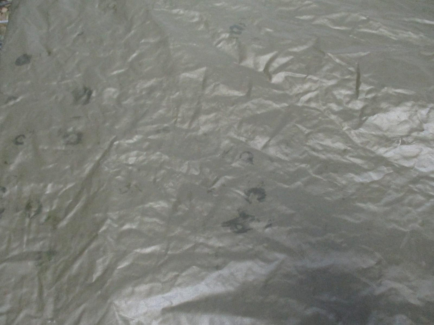 Military Rubberized Rain Poncho Cape Olive Drab Shelter Half Style Drawstring - Centex Military Gear