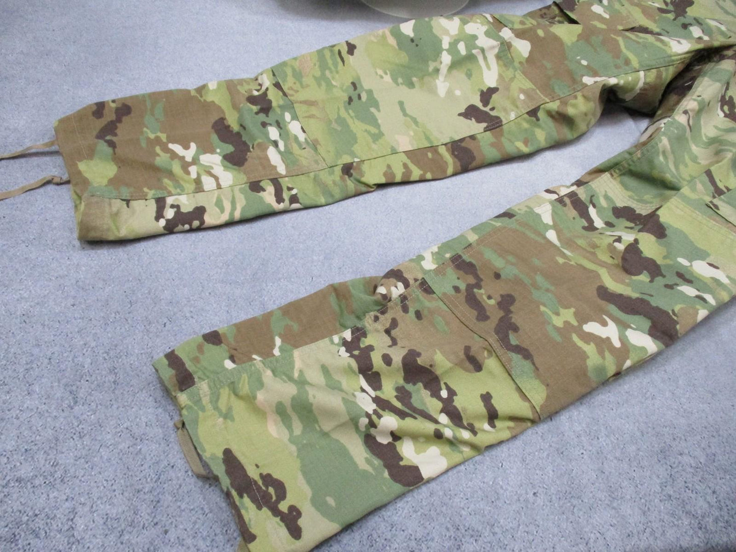 Centex Military Gear ACU jacket and pants set in MultiCam Scorpion OCP, size XS-Regular, displayed on a neutral background.